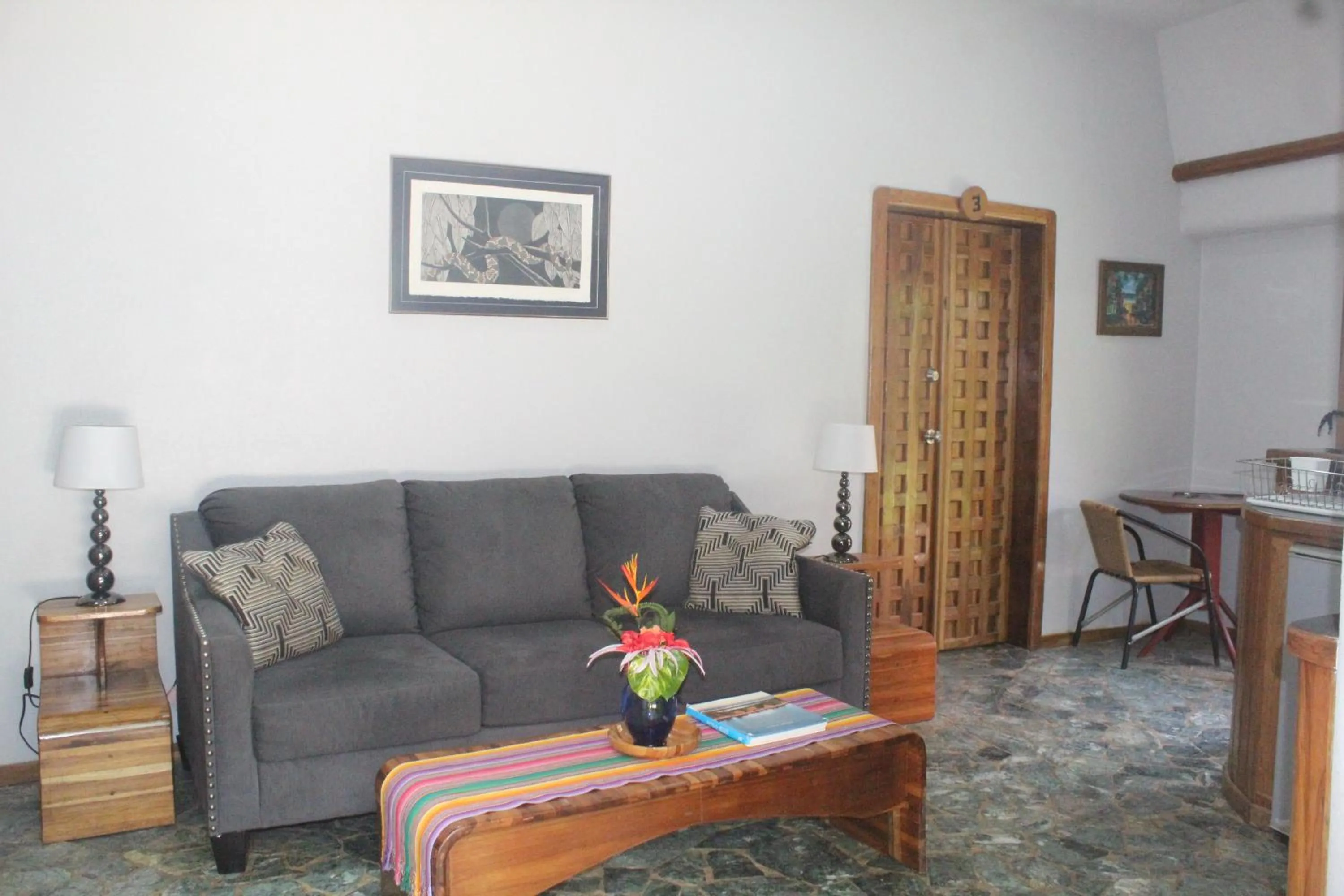 Living room in Calico Jack's Resort