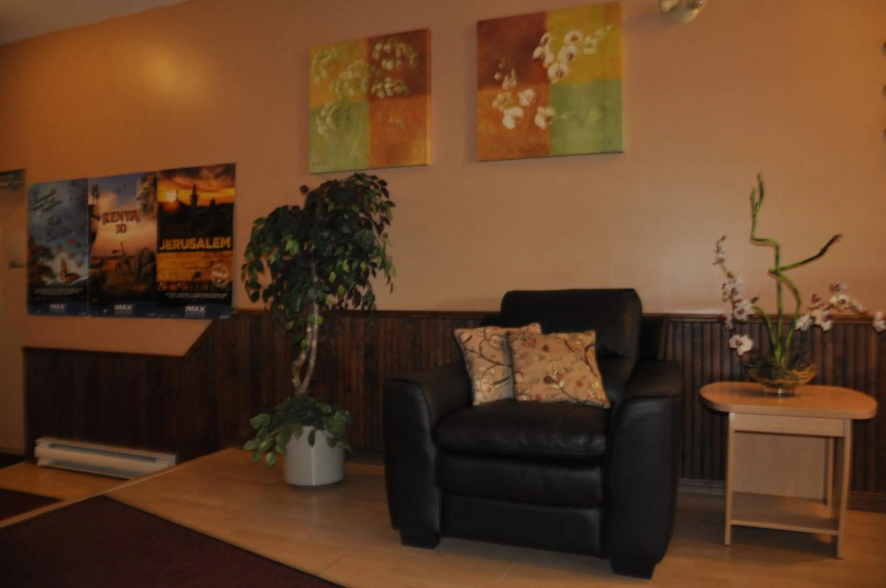 Lobby or reception in Motel les Pignons Verts