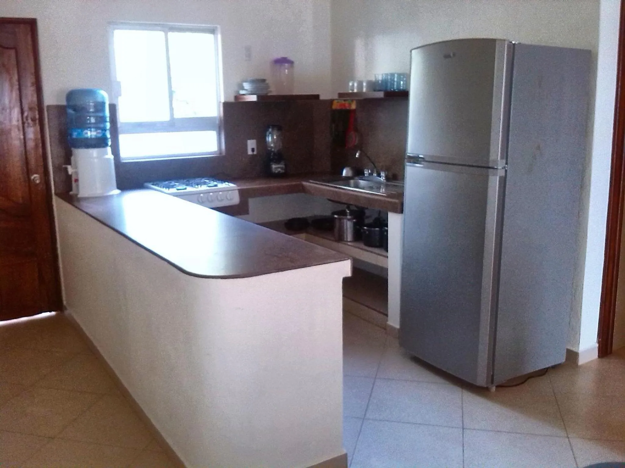 Kitchen or kitchenette in Hotel y Suites Corita