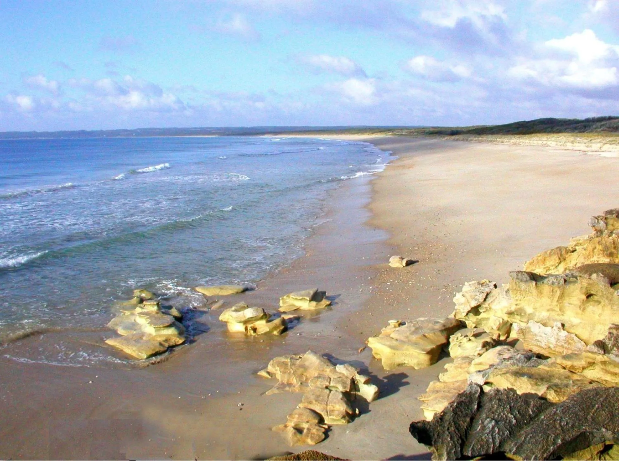 Beach in King Island Accommodation Cottages