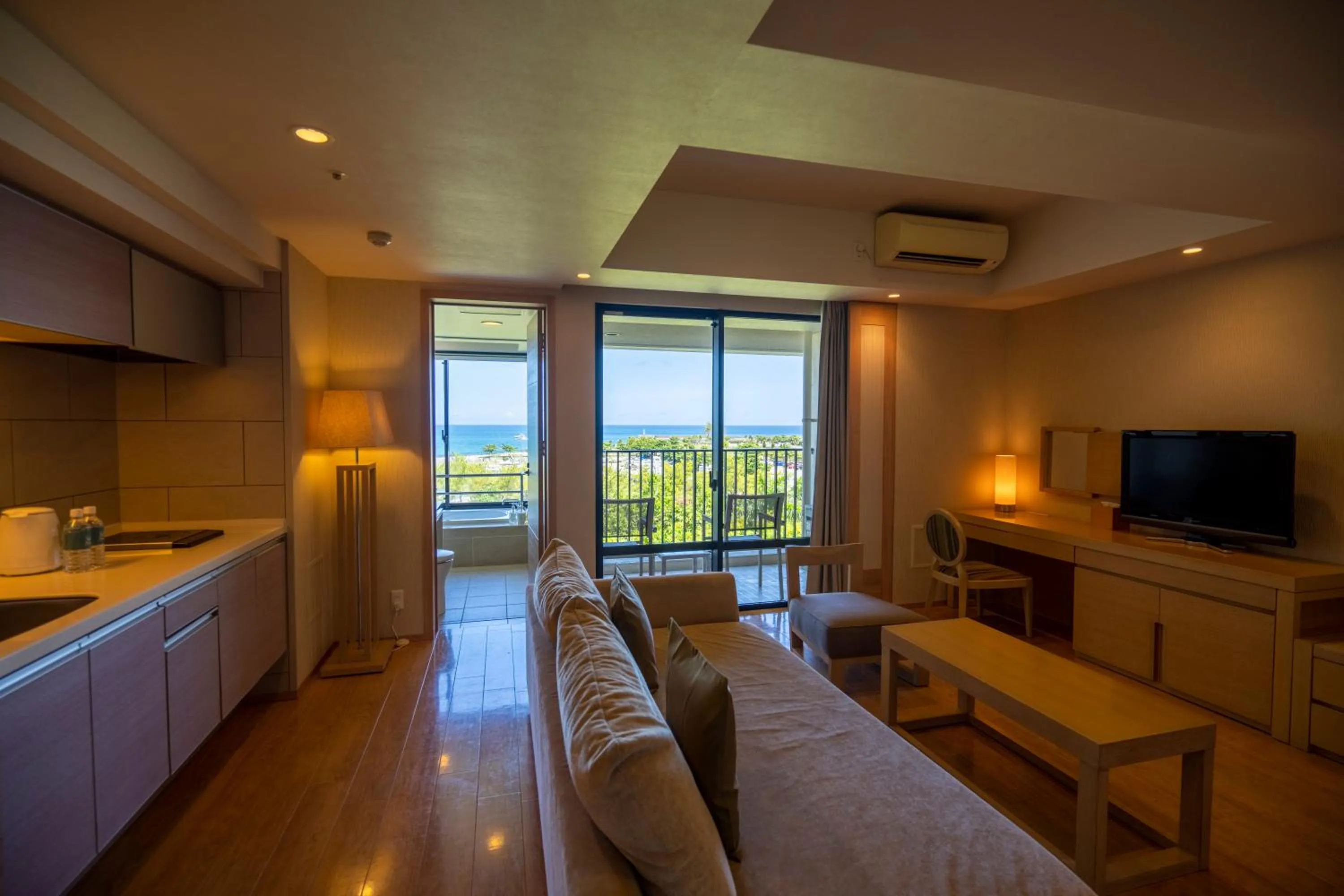 Kitchen or kitchenette in Moon Ocean Ginowan Hotel & Residence