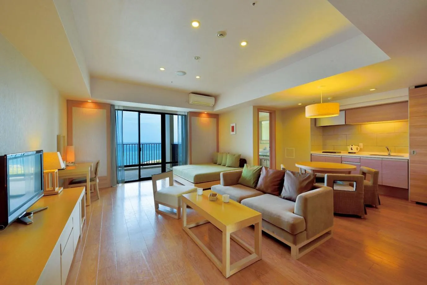 Kitchen or kitchenette in Moon Ocean Ginowan Hotel & Residence