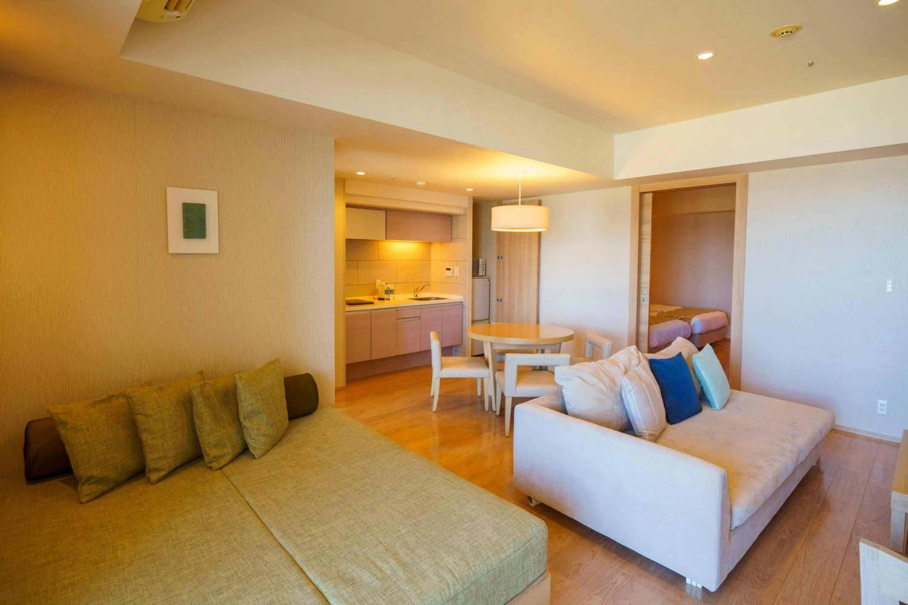Kitchen or kitchenette in Moon Ocean Ginowan Hotel & Residence
