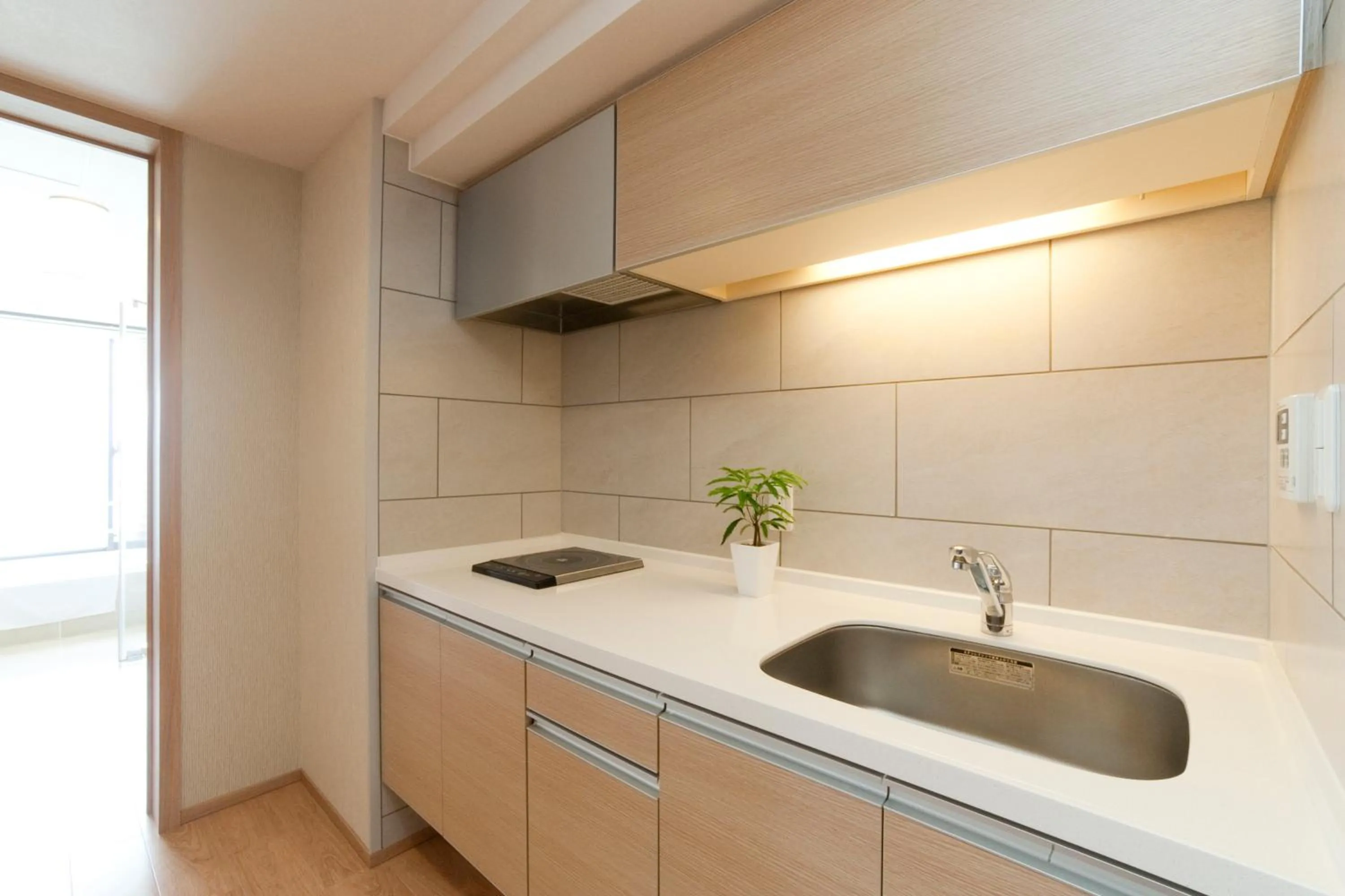 Kitchen or kitchenette in Moon Ocean Ginowan Hotel & Residence