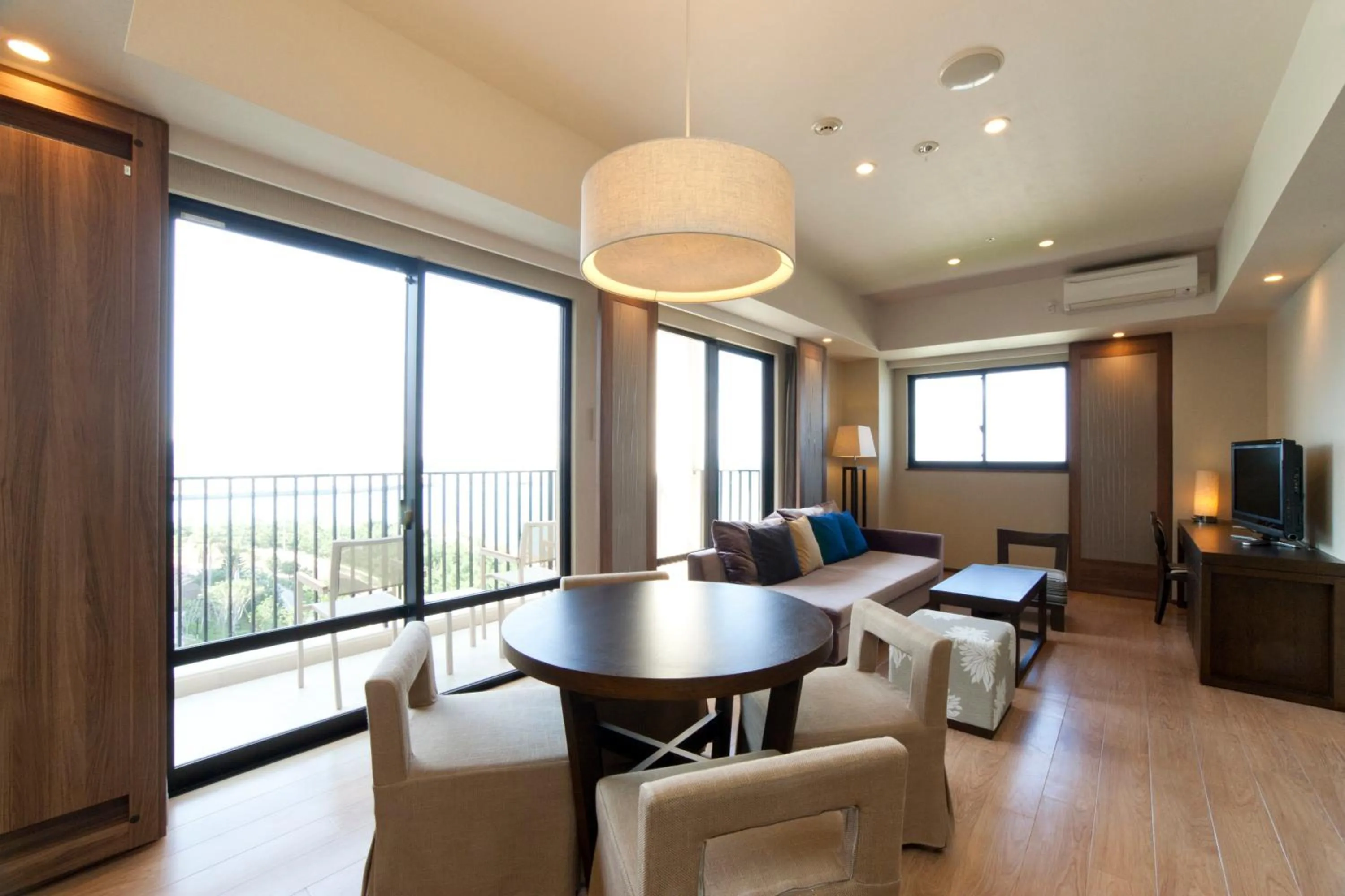 Living room in Moon Ocean Ginowan Hotel & Residence