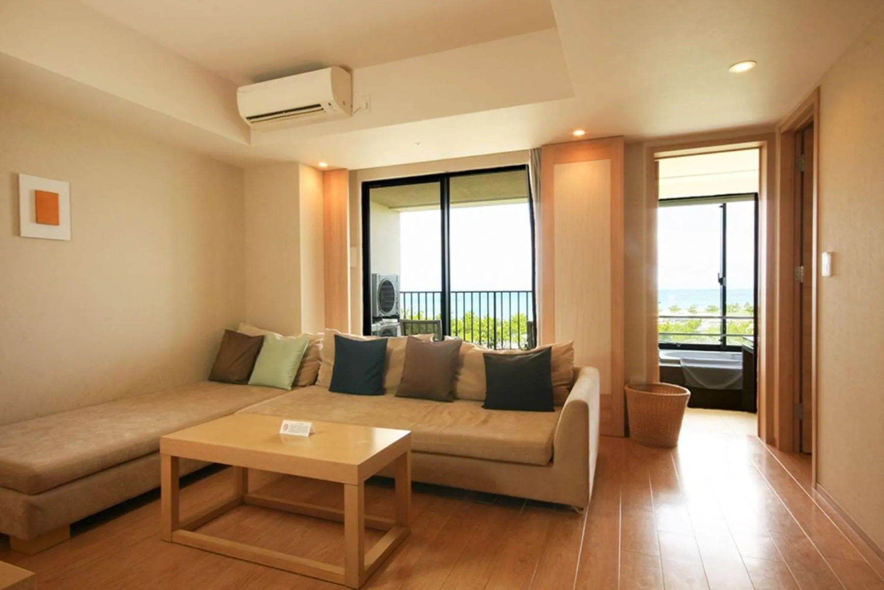 Living room in Moon Ocean Ginowan Hotel & Residence