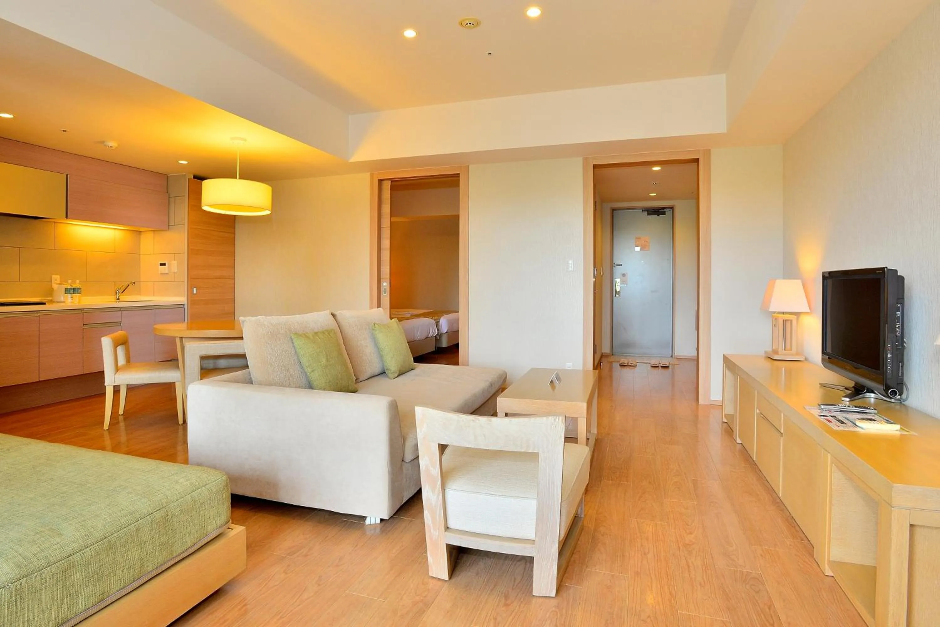 Living room in Moon Ocean Ginowan Hotel & Residence