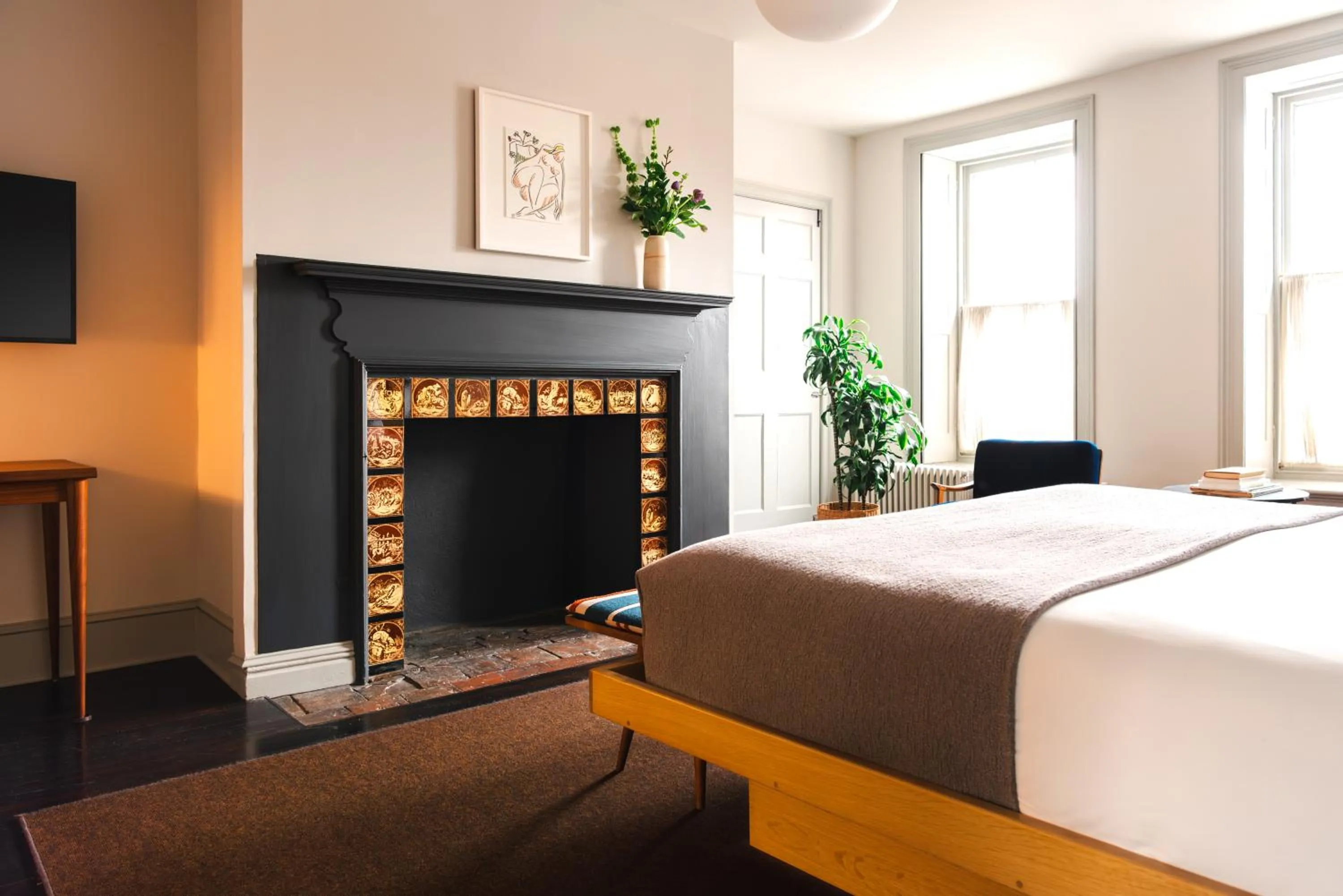 Bed in Hotel Kinsley