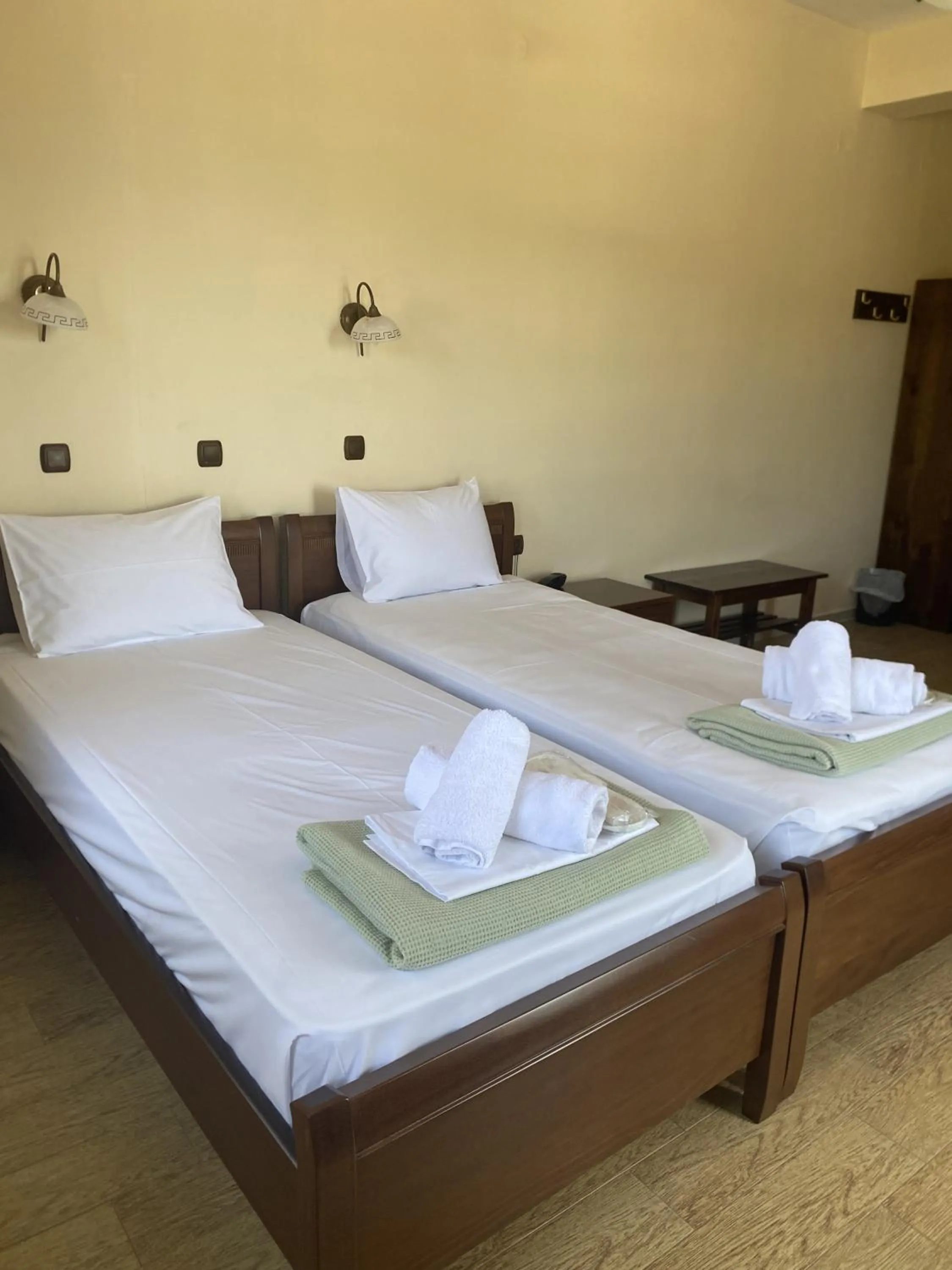 Bed in Agnanti Hotel