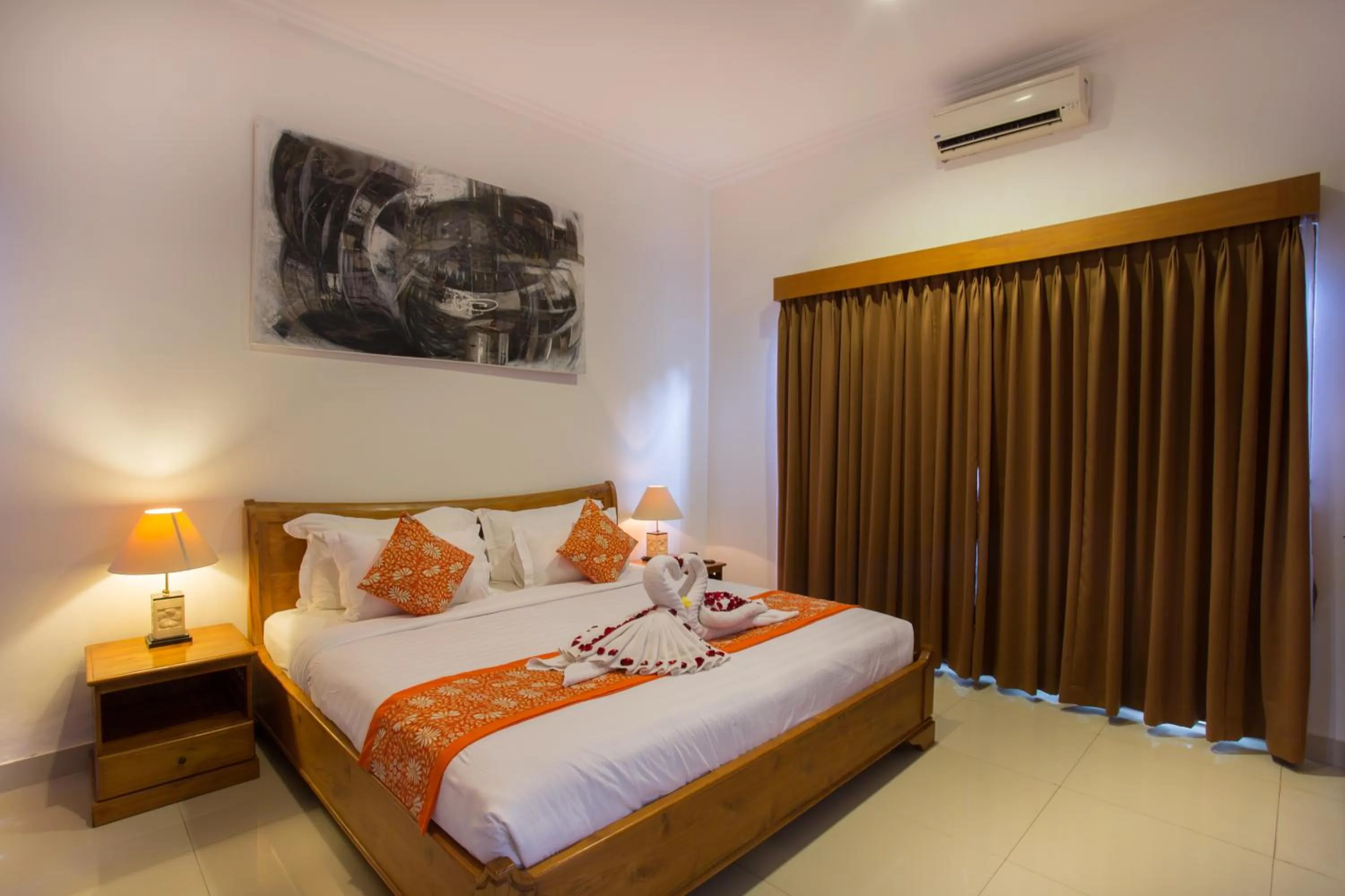 Bed in Sandi Agung Villa