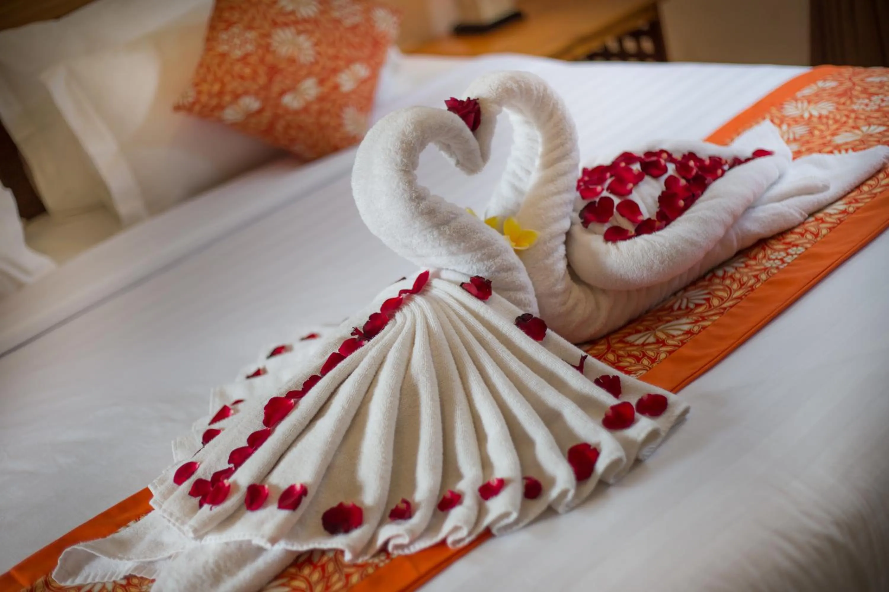 Bed in Sandi Agung Villa