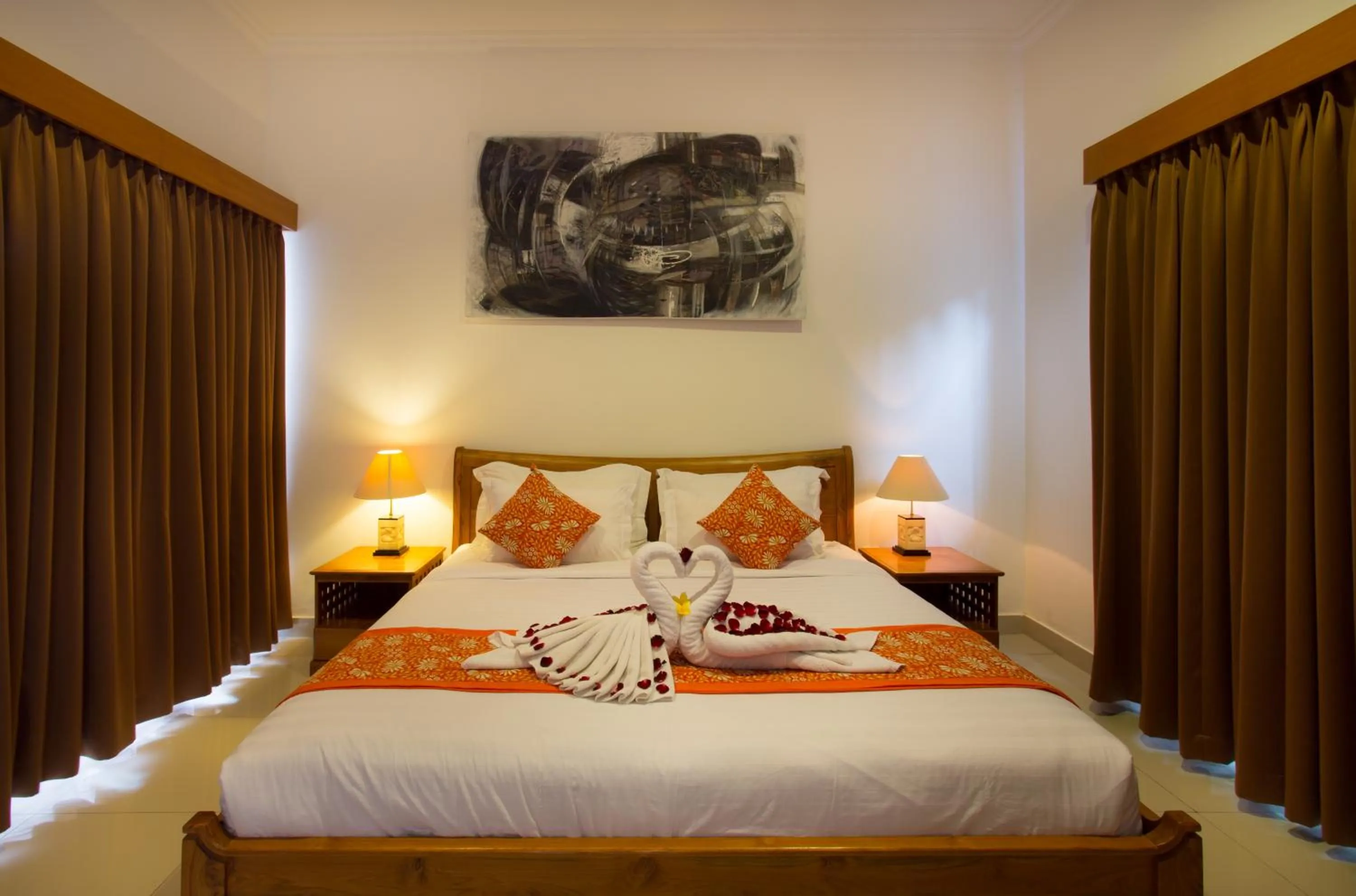 Bed in Sandi Agung Villa