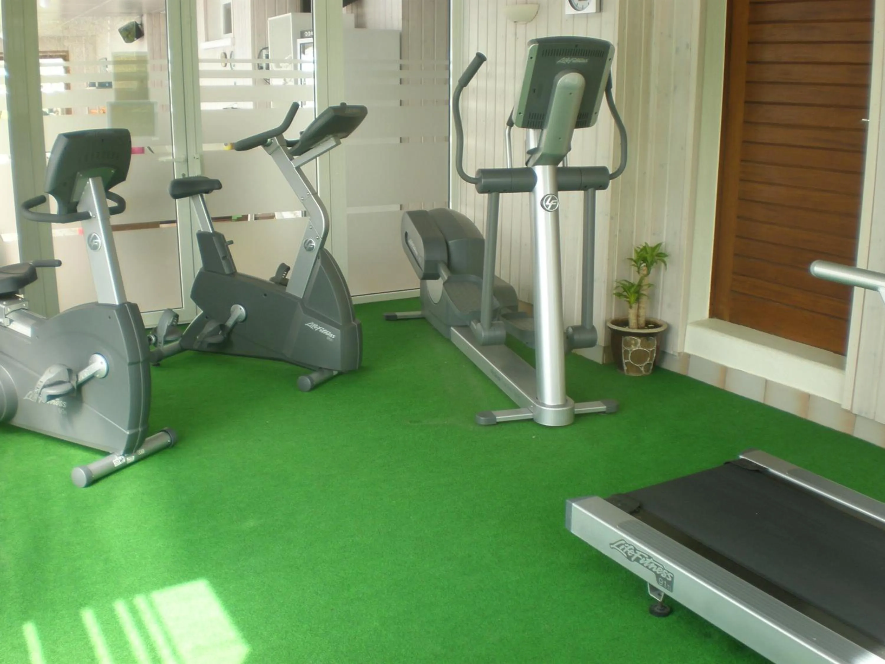 Fitness centre/facilities in Hôtel Les Soldanelles