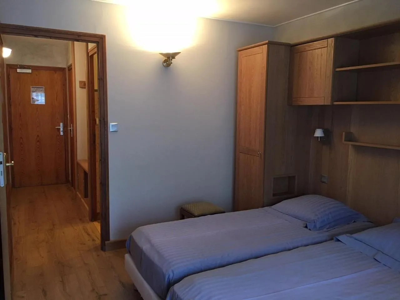 Bed in Hôtel Les Soldanelles