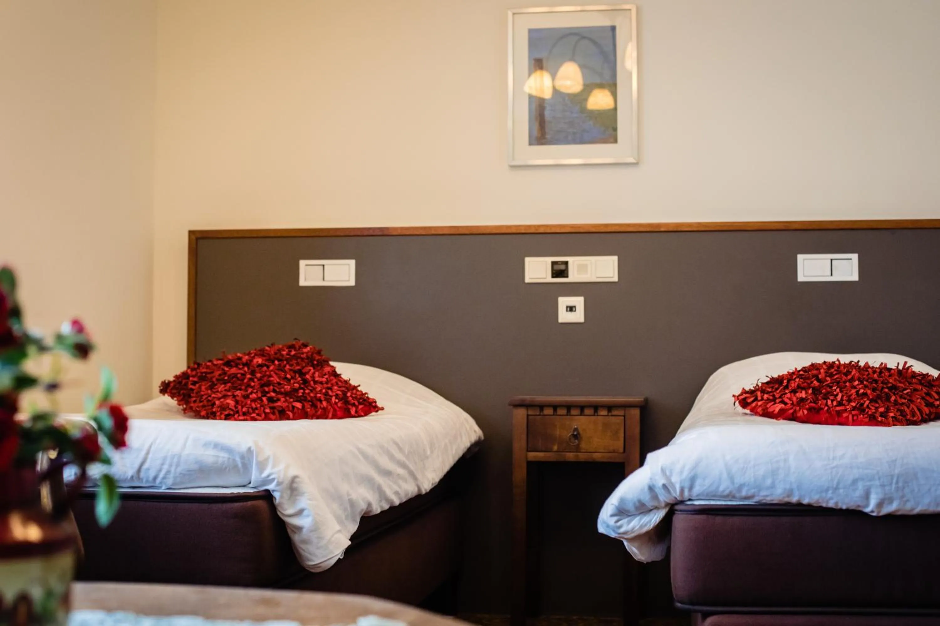 Bed in Hotel de Reiziger