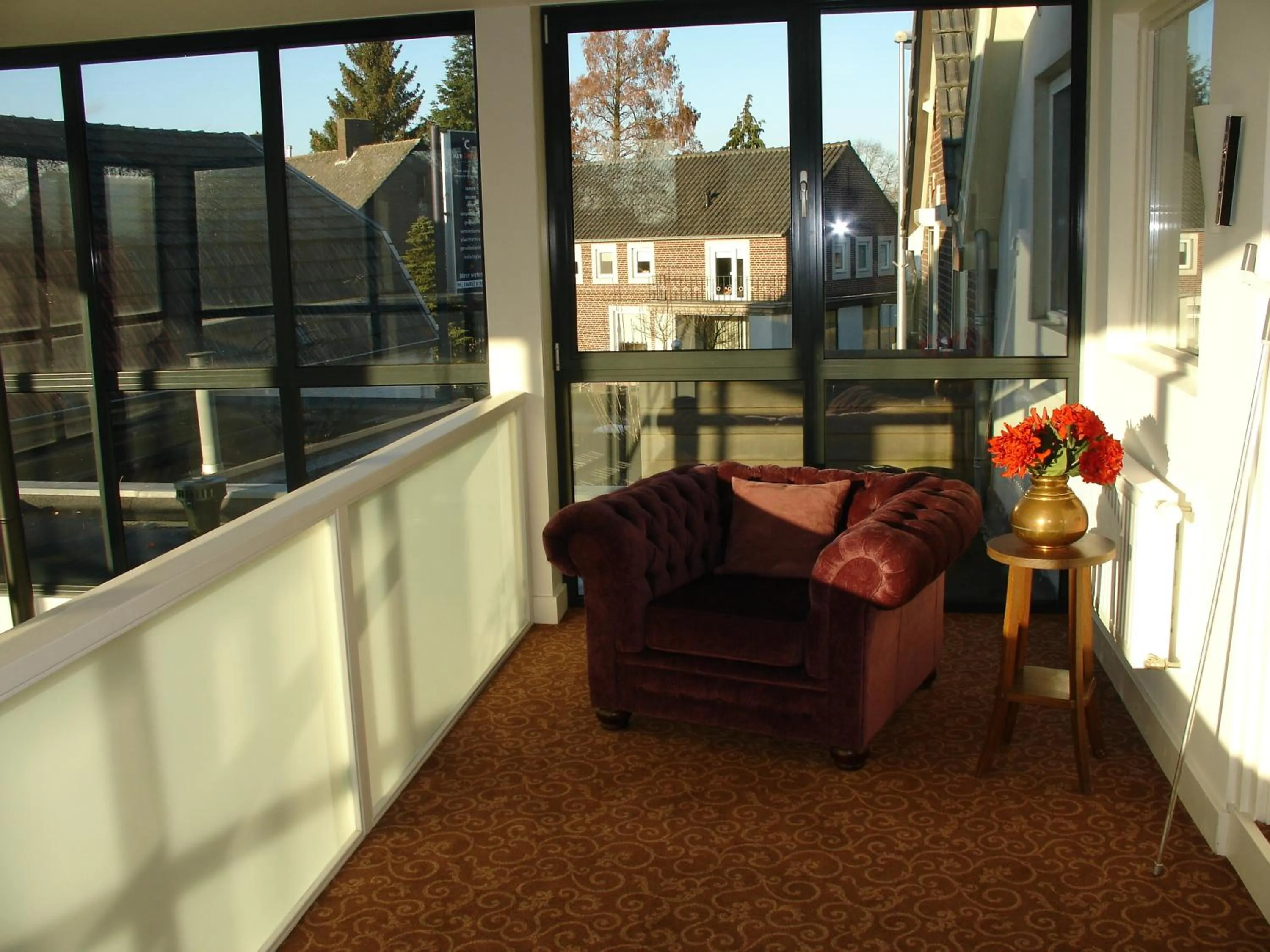 Seating area in Hotel de Reiziger