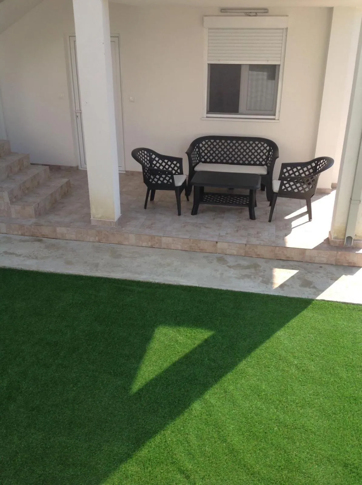 Seating area in Dalukos Apartmani