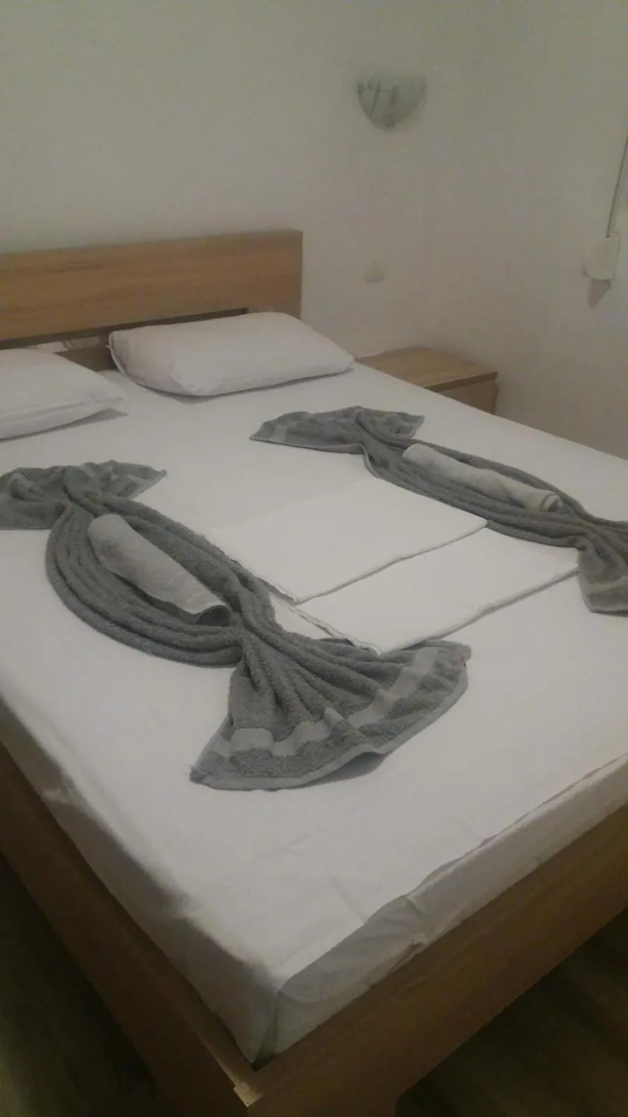 Bed in Dalukos Apartmani
