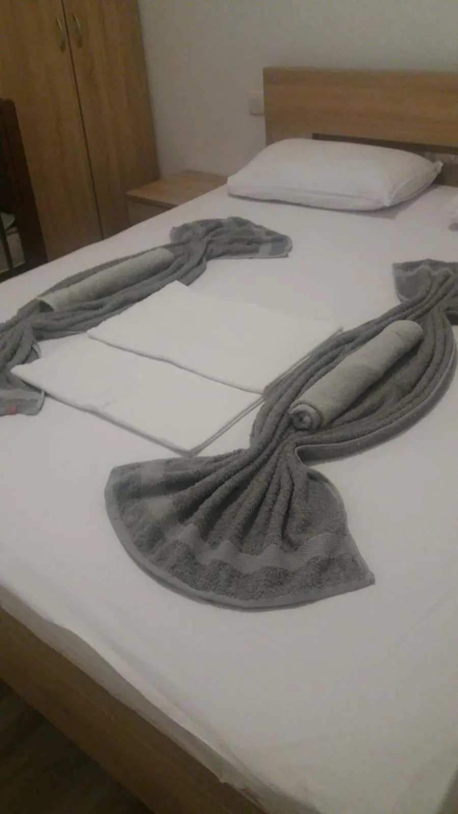 Bed in Dalukos Apartmani