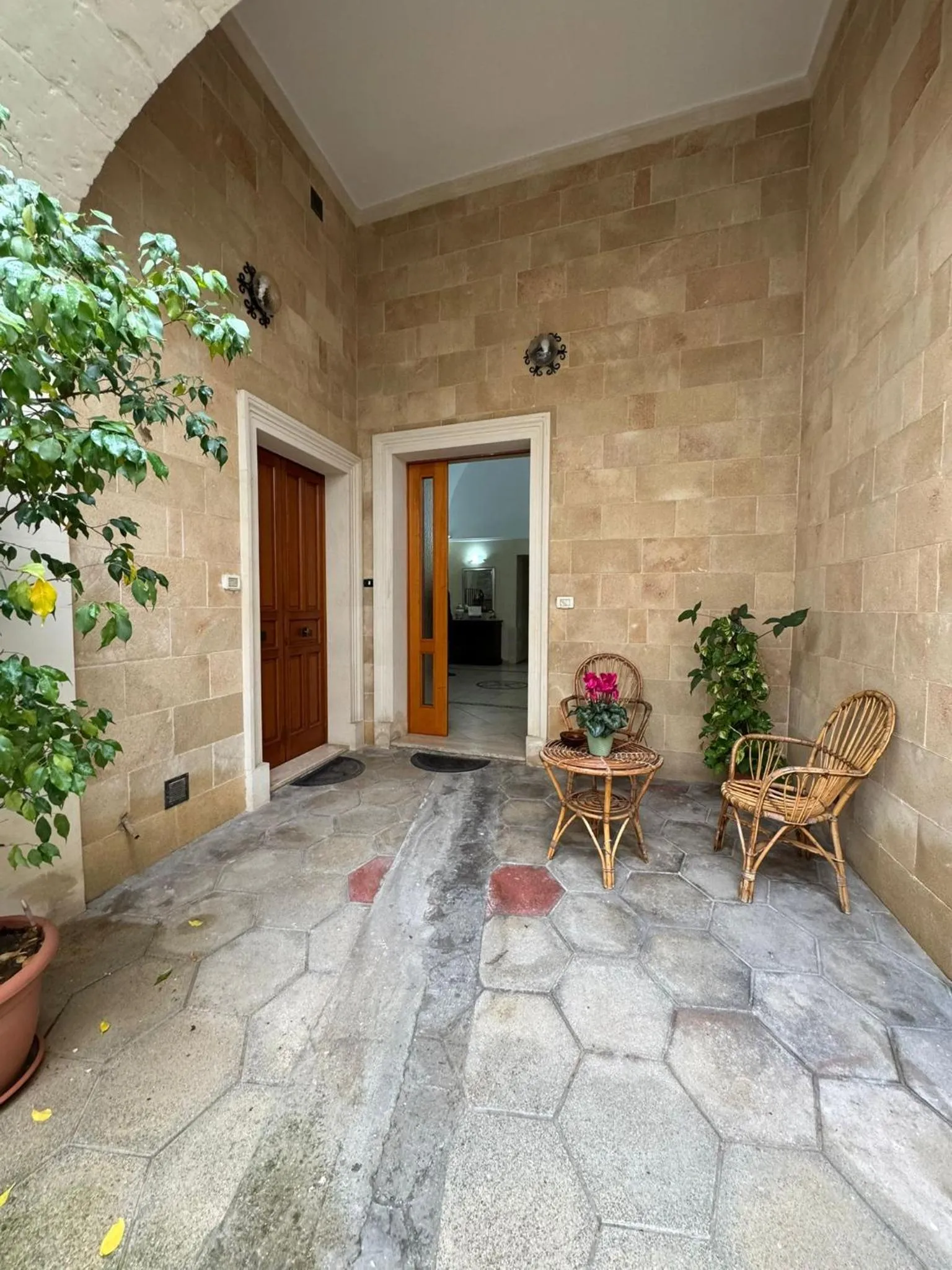 Garden in B&B La Corte