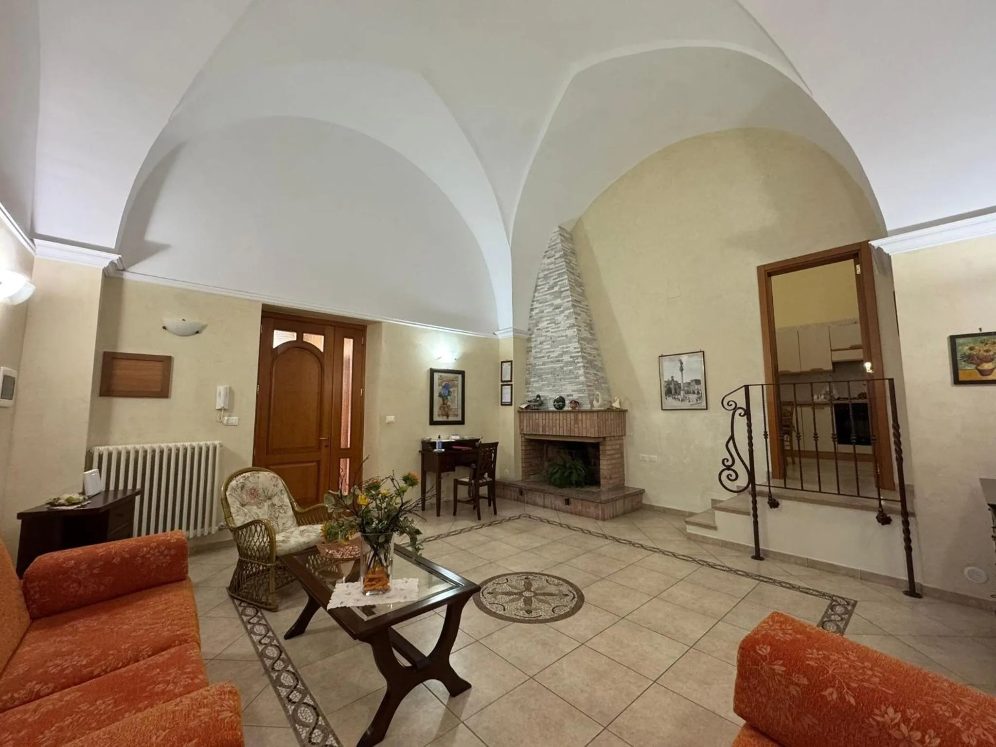 Seating area in B&B La Corte