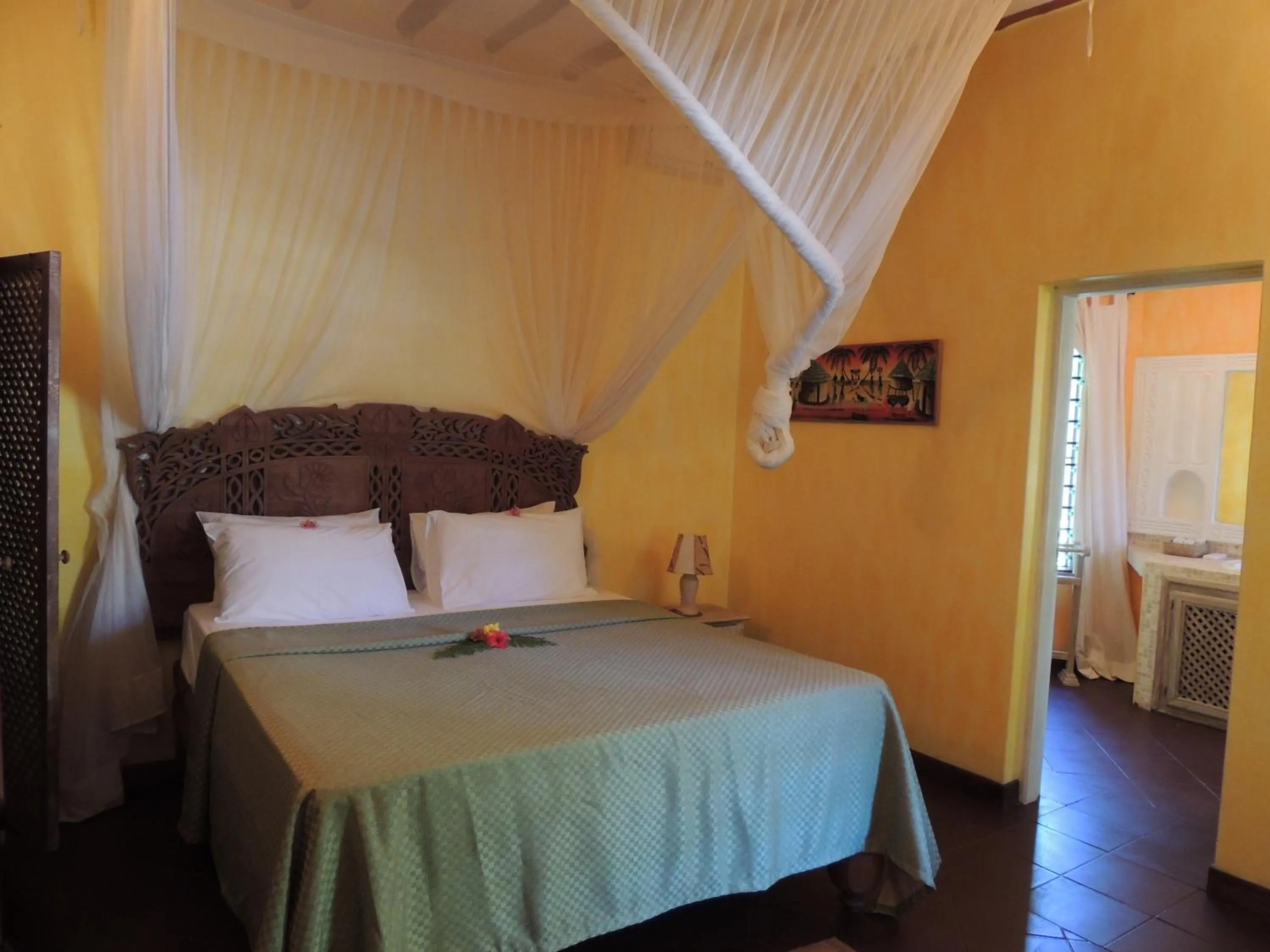 Bed in Hotel Villa Malindi