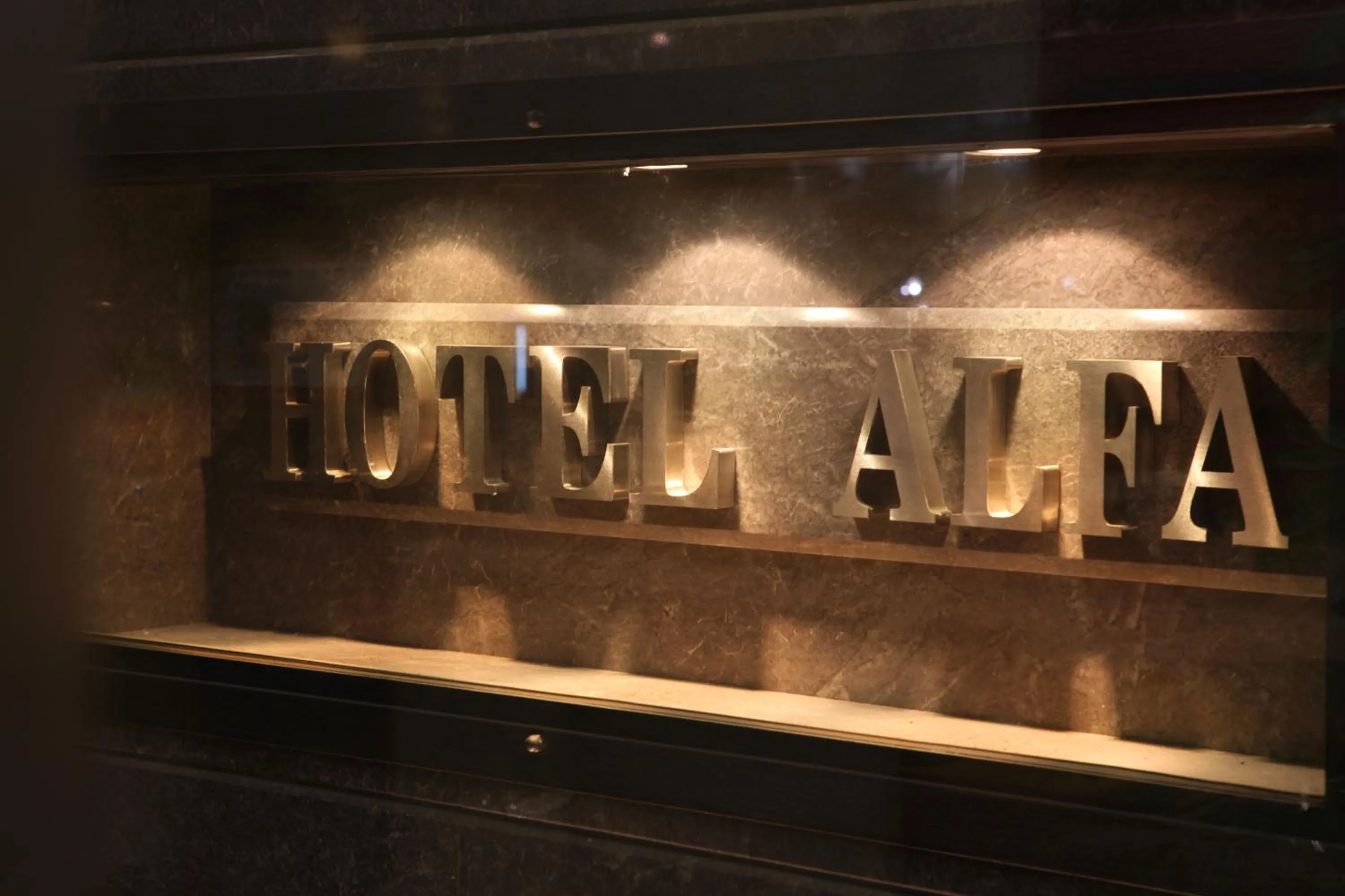 Property logo or sign in Hotel Alfa