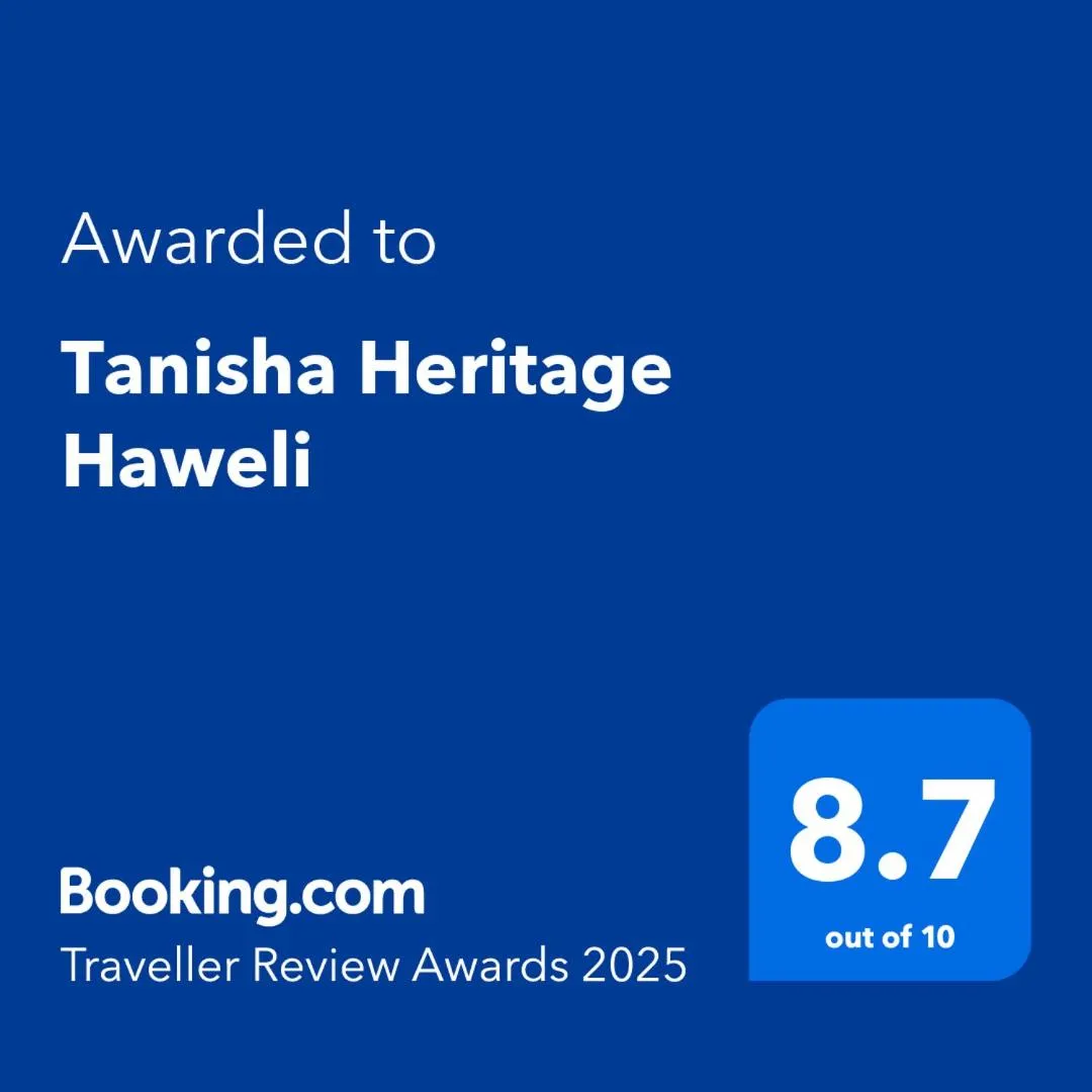 Certificate/Award in Tanisha Heritage Haweli
