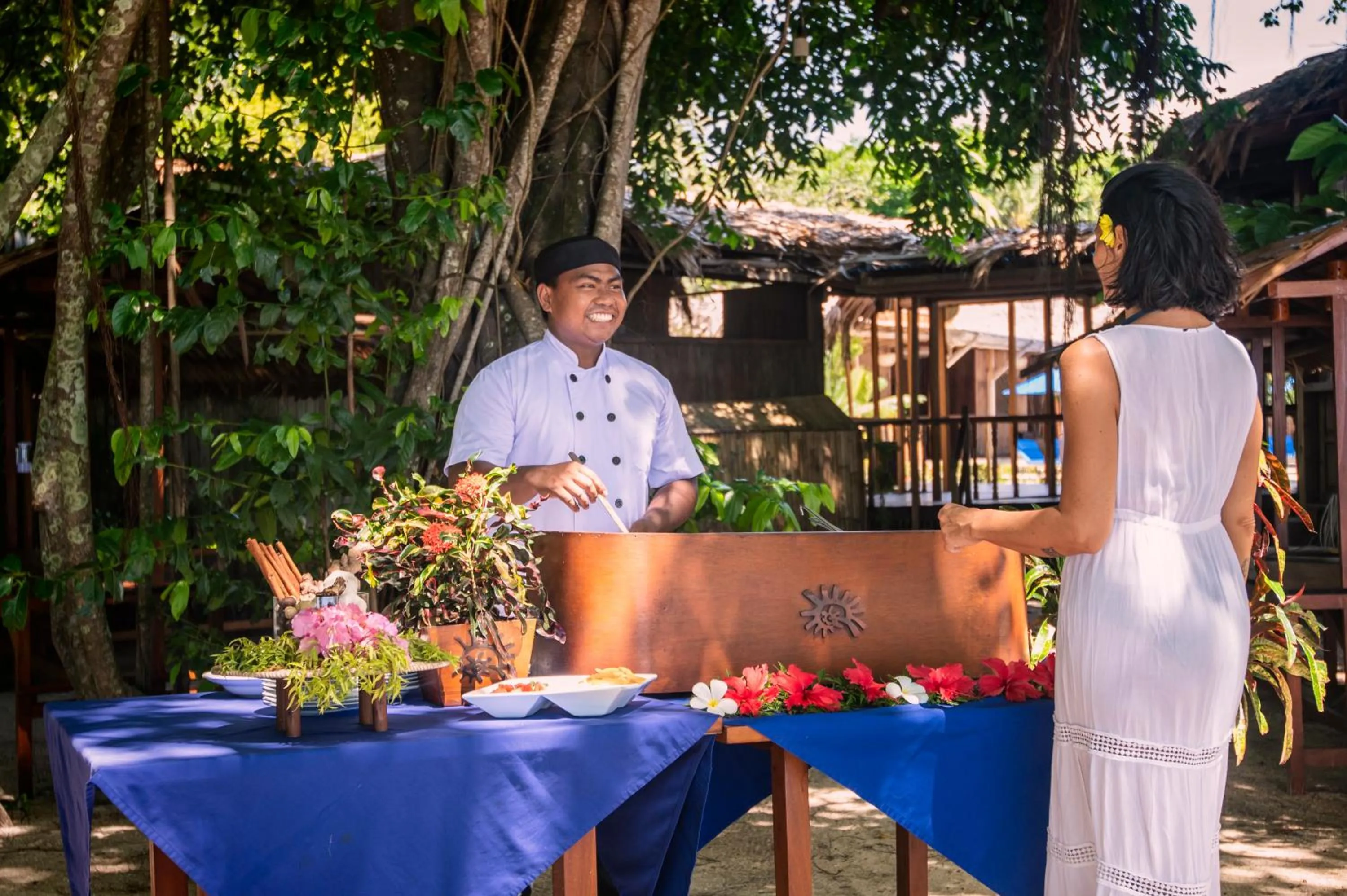 Staff in Siladen Resort & Spa
