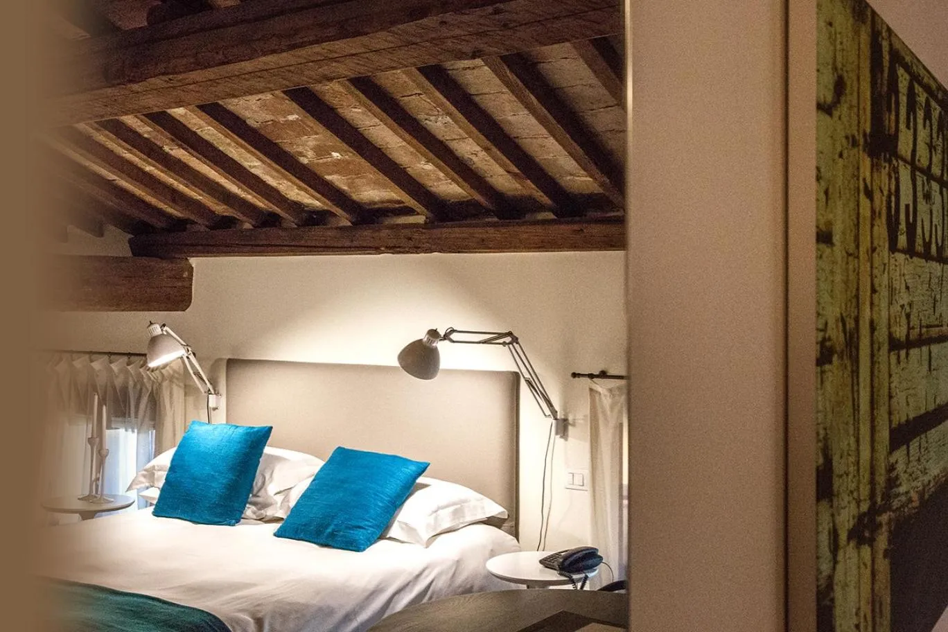 Bed in Relais Villa Ormaneto