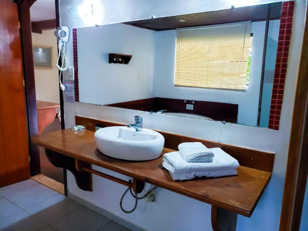 Bathroom in Pousada Mirante do Penedo