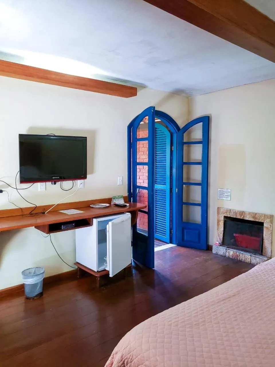 TV and multimedia, Bed in Pousada Mirante do Penedo