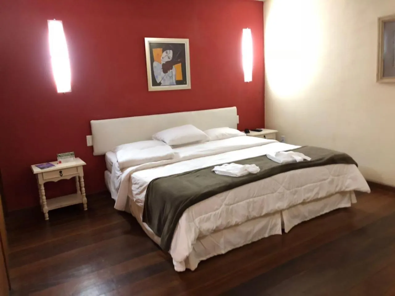 Bed in Pousada Mirante do Penedo