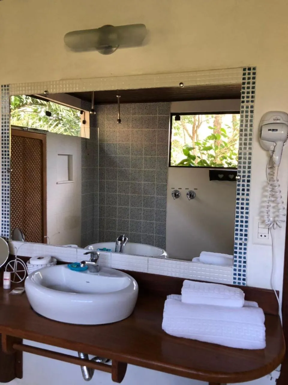 Bathroom in Pousada Mirante do Penedo