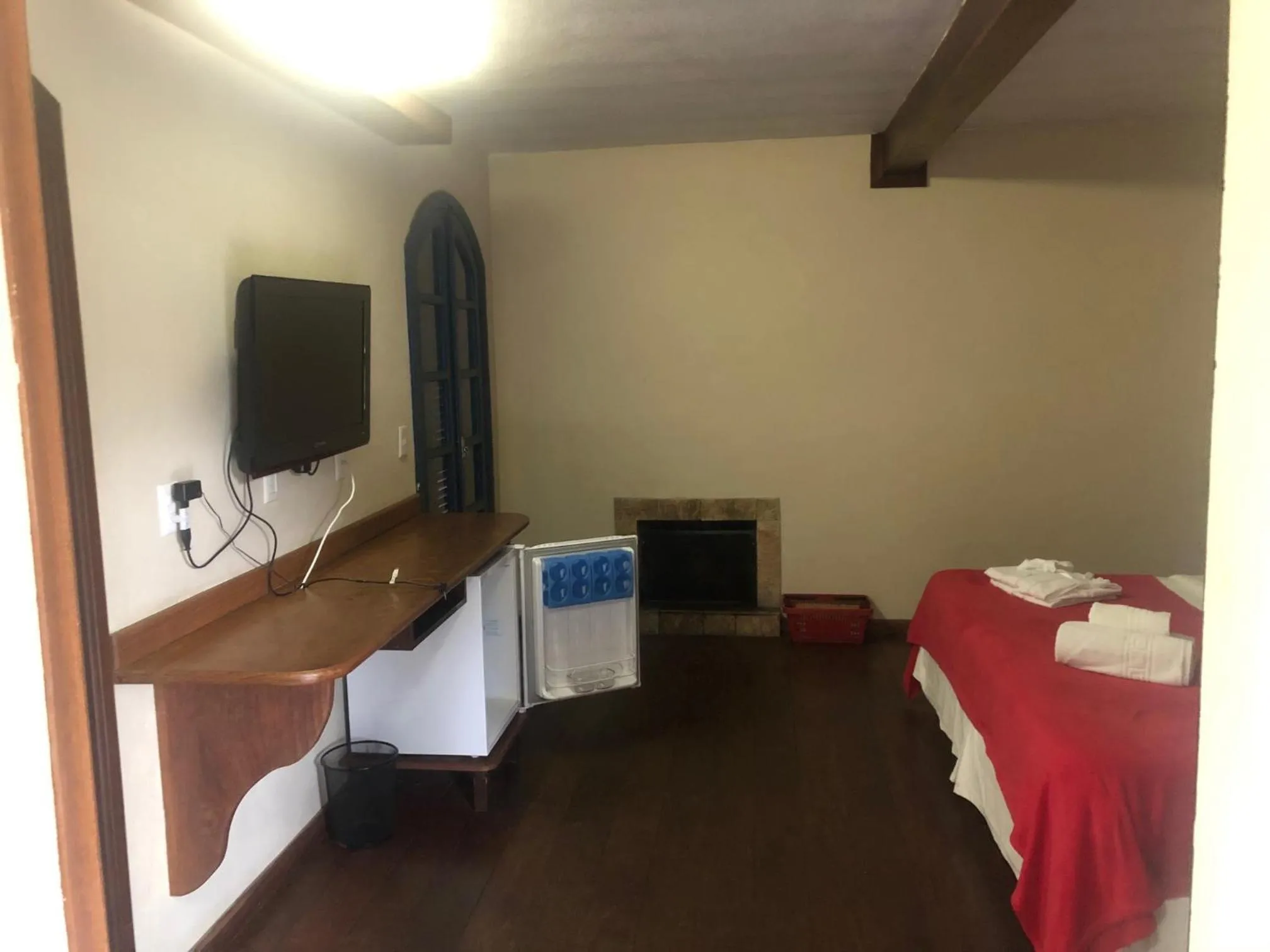 TV and multimedia, Bed in Pousada Mirante do Penedo