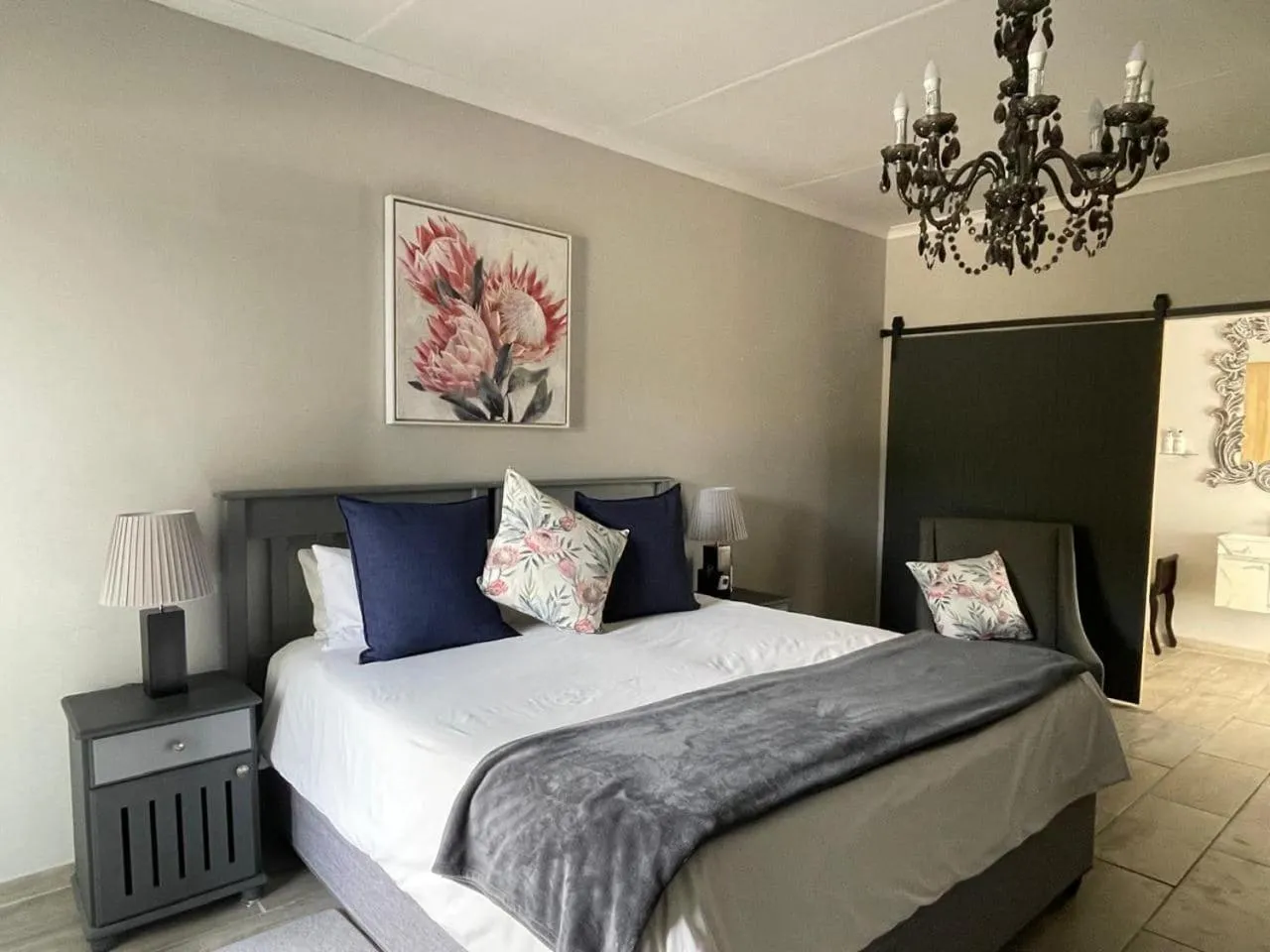 Bed in Nauntons Guest House & Wedding Venue