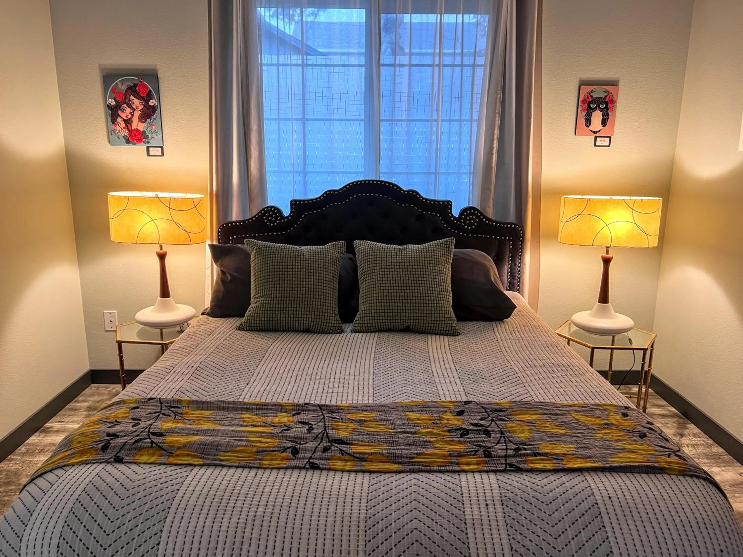 Bed in Starry Night Inn