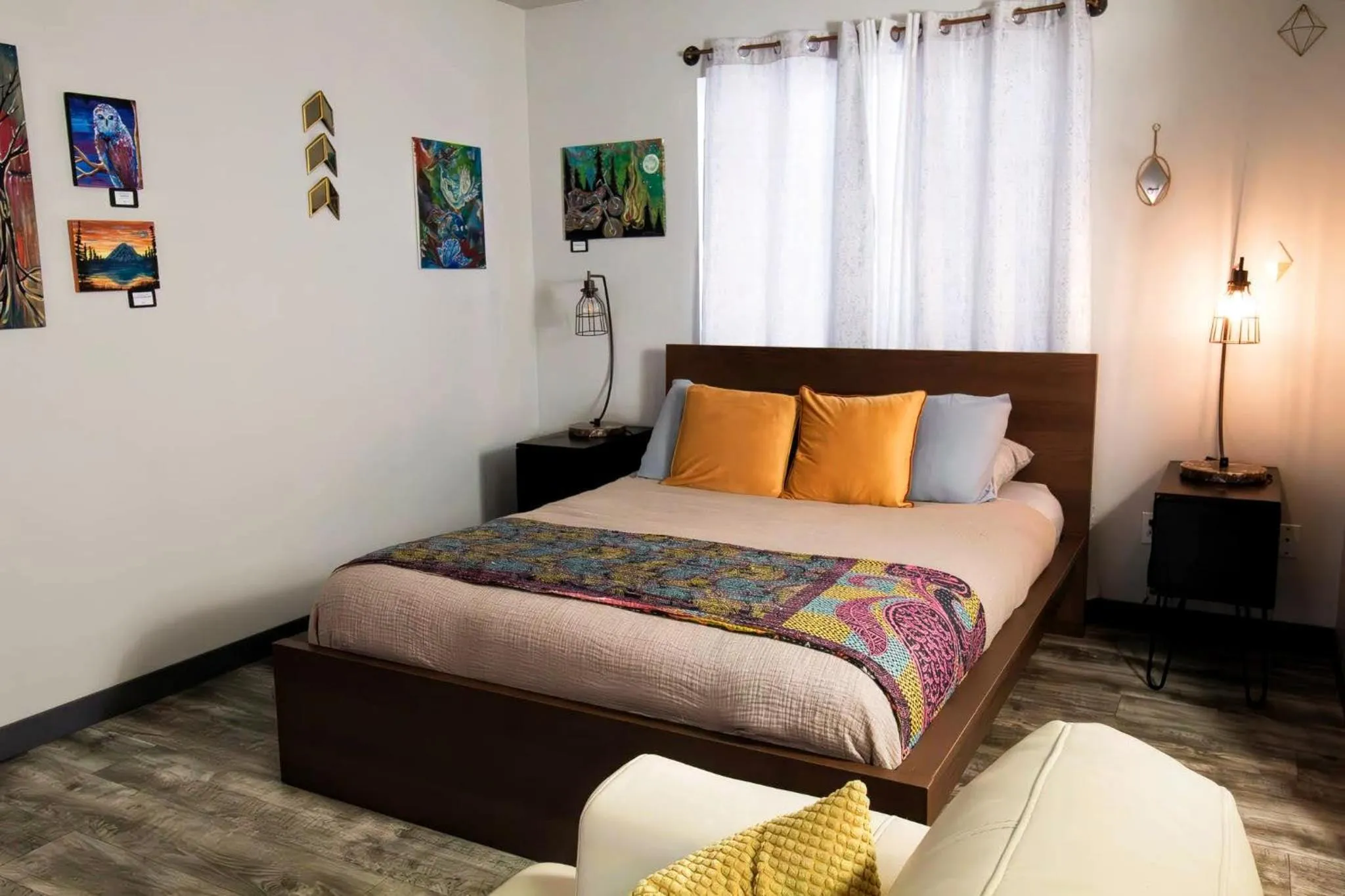 Bed in Starry Night Inn