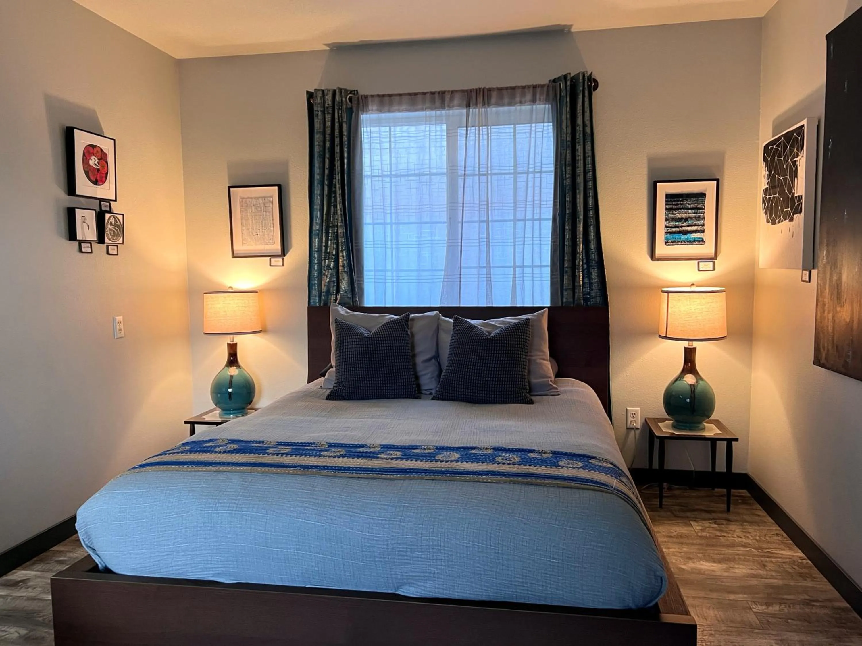 Bed in Starry Night Inn