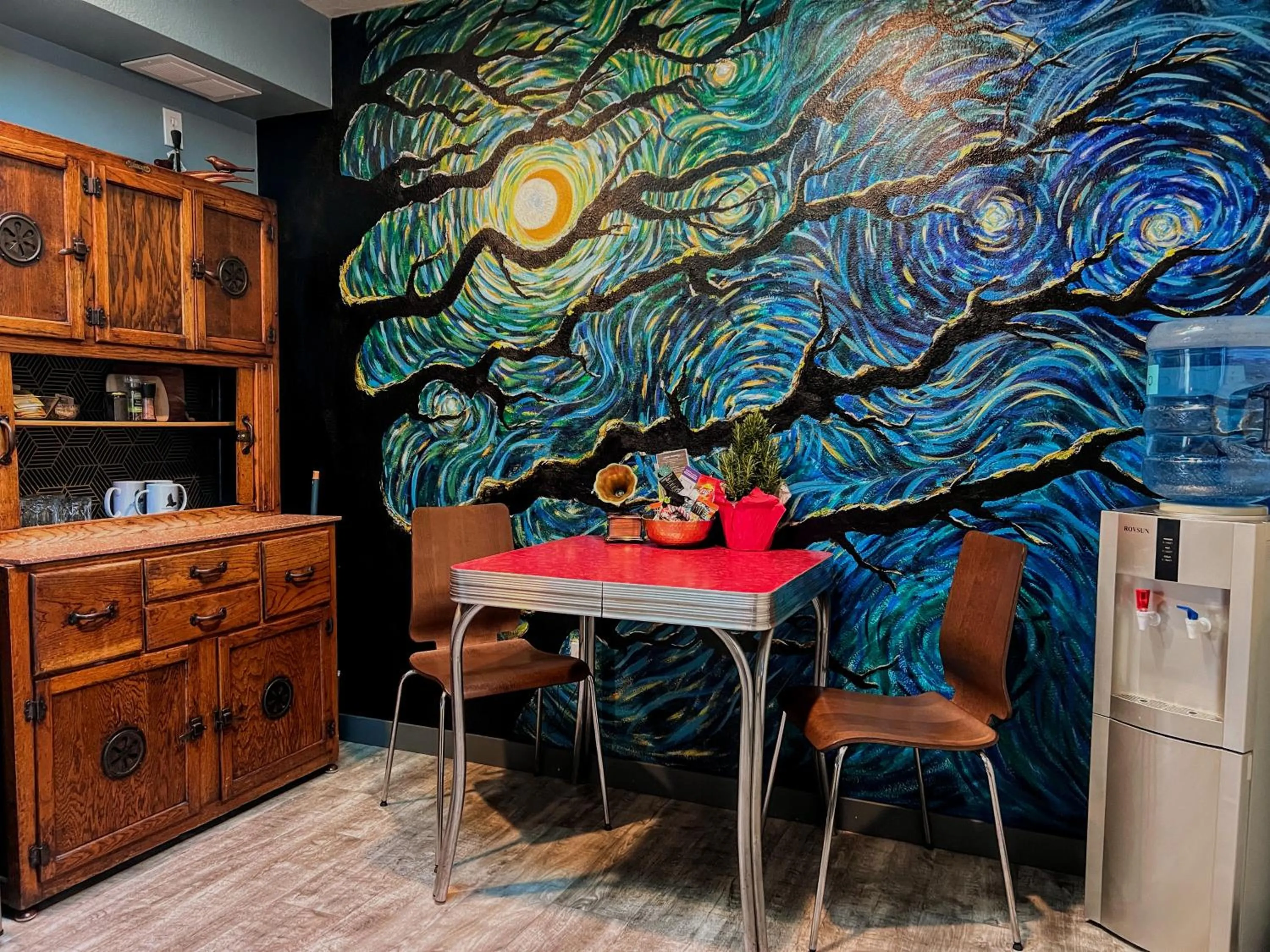 Kitchen or kitchenette in Starry Night Inn