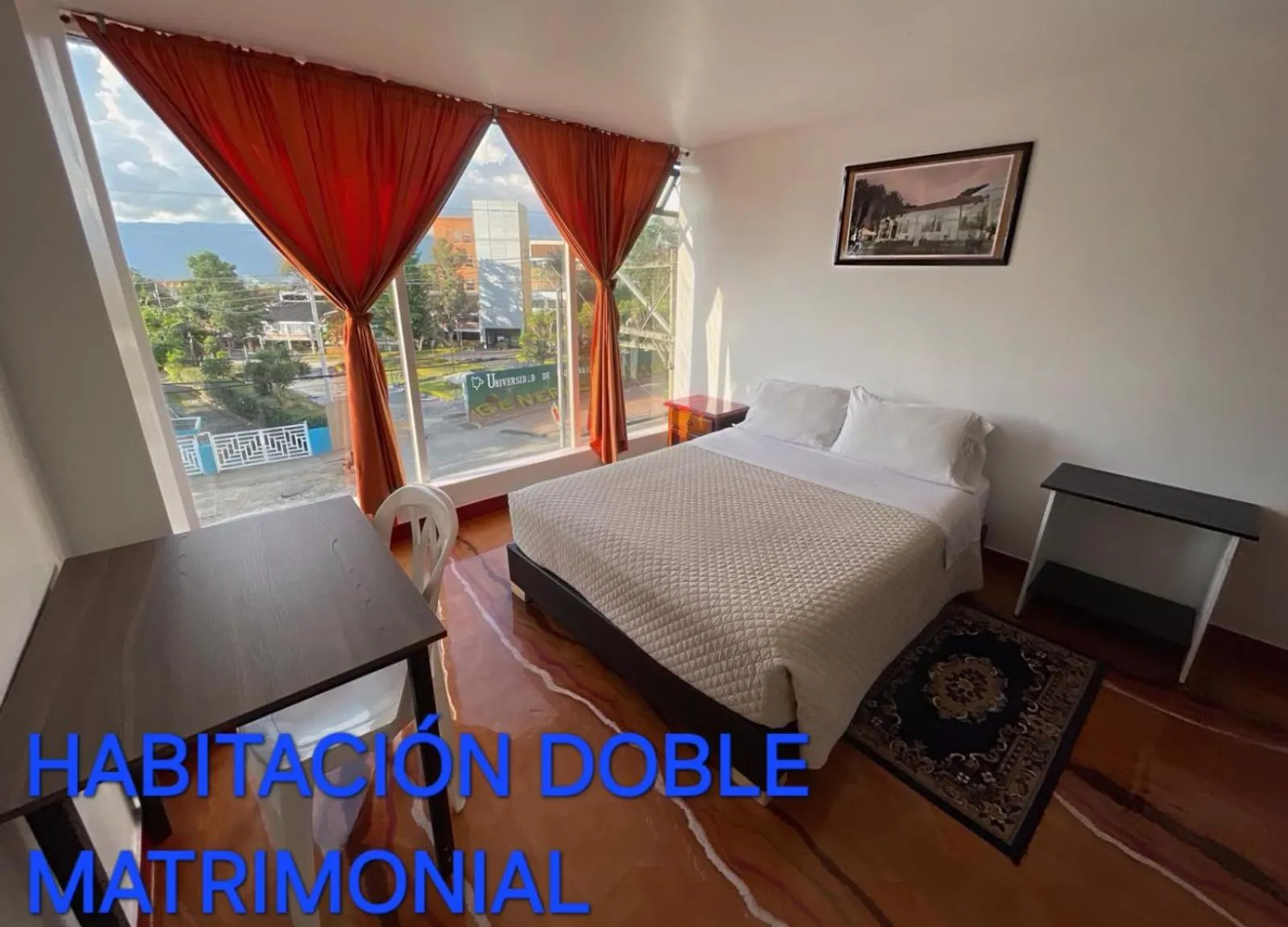 Bed in Hotel Mónaco de Fusa