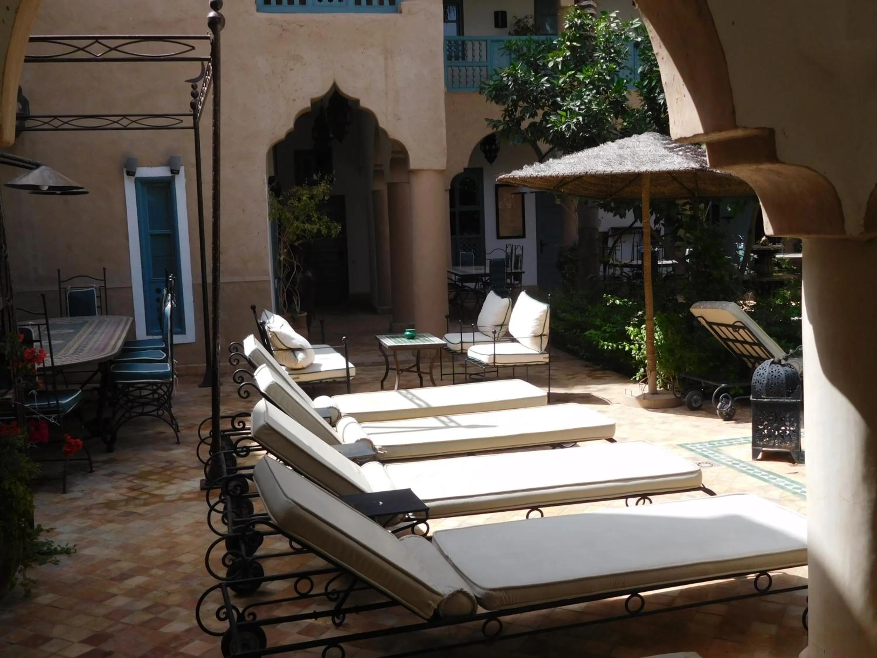 Patio in Palais Oumensour