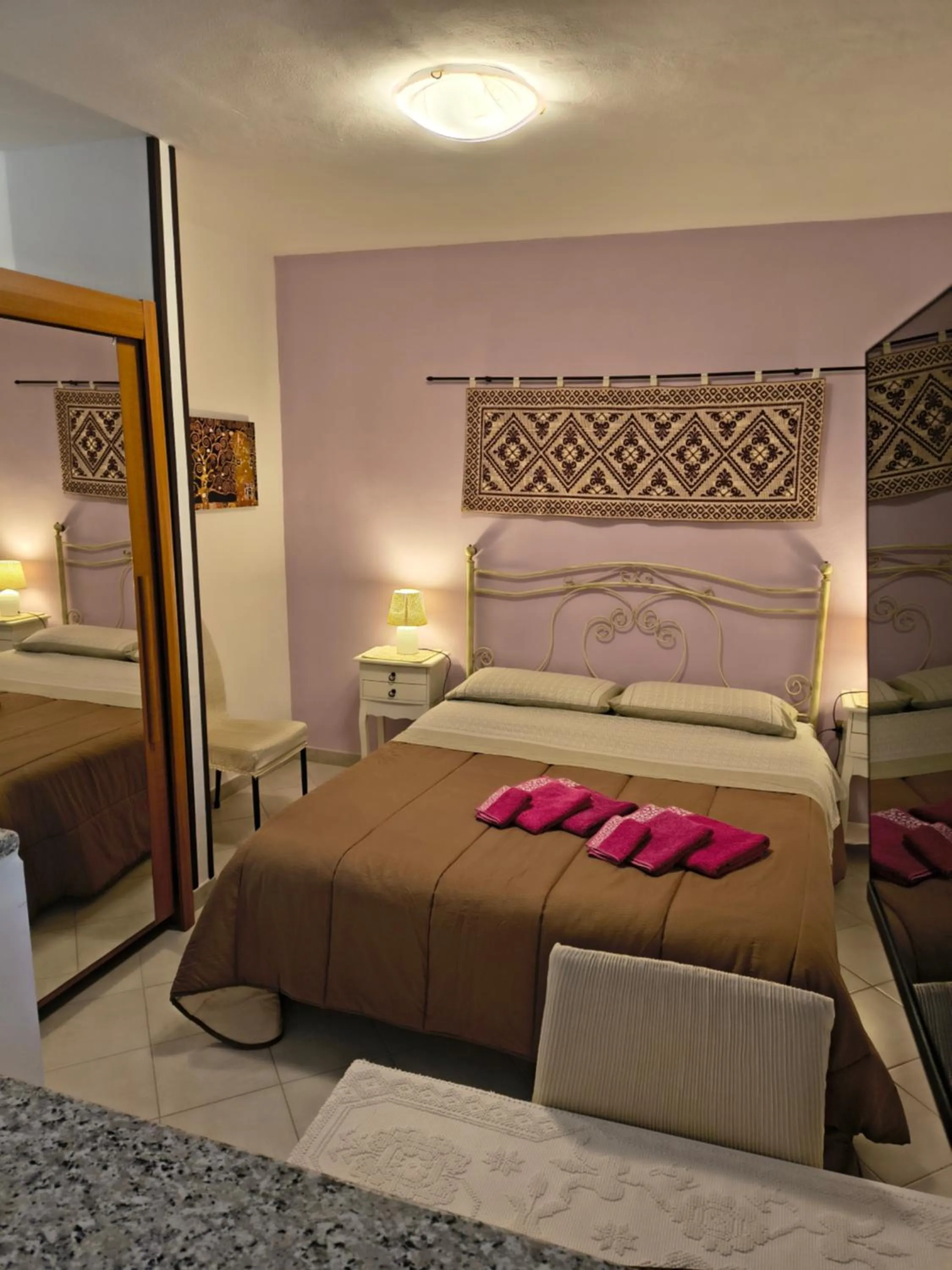 Bed in La Fortezza casa vacanze & appartament