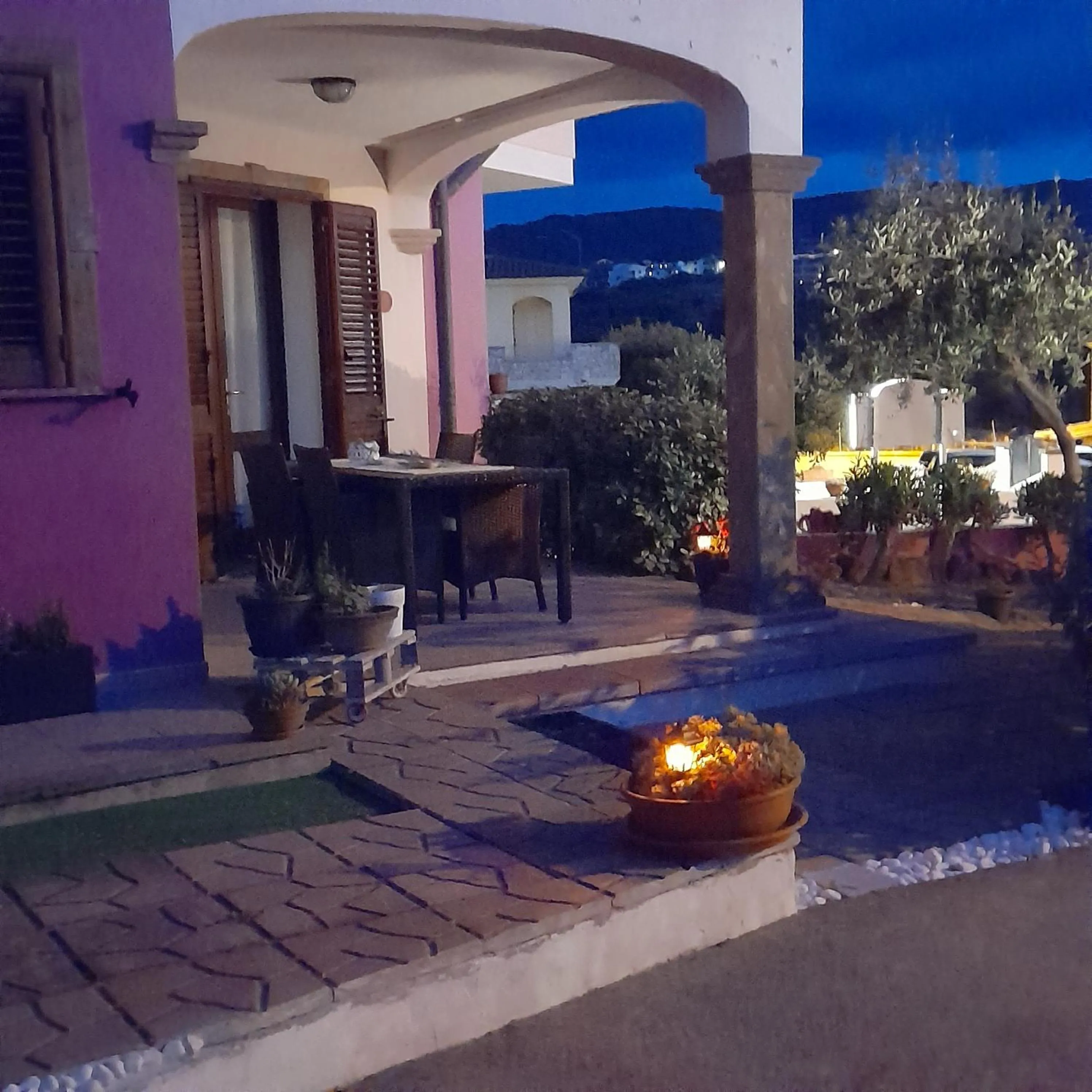 Patio in La Fortezza casa vacanze & appartament