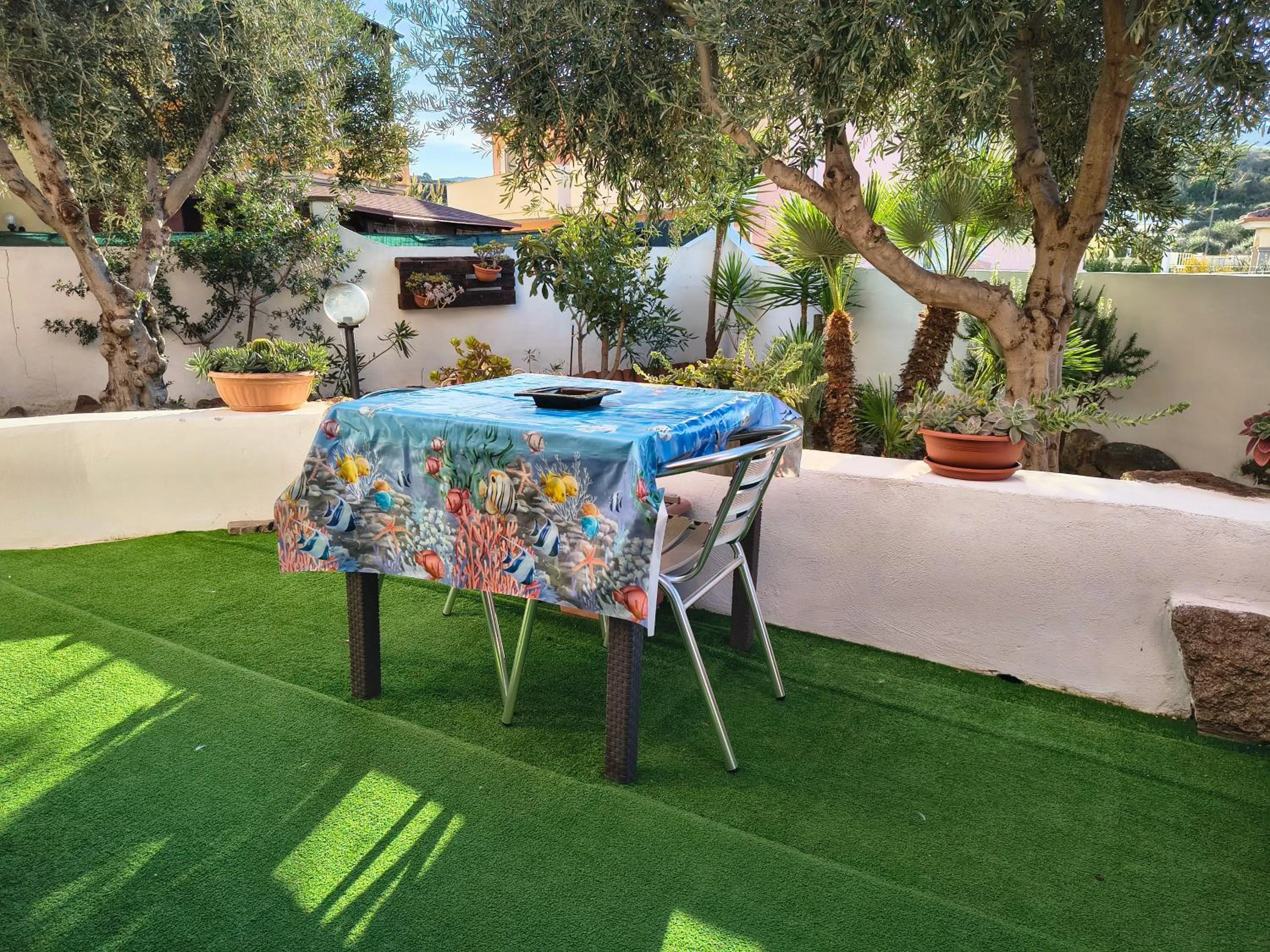 Patio in La Fortezza casa vacanze & appartament