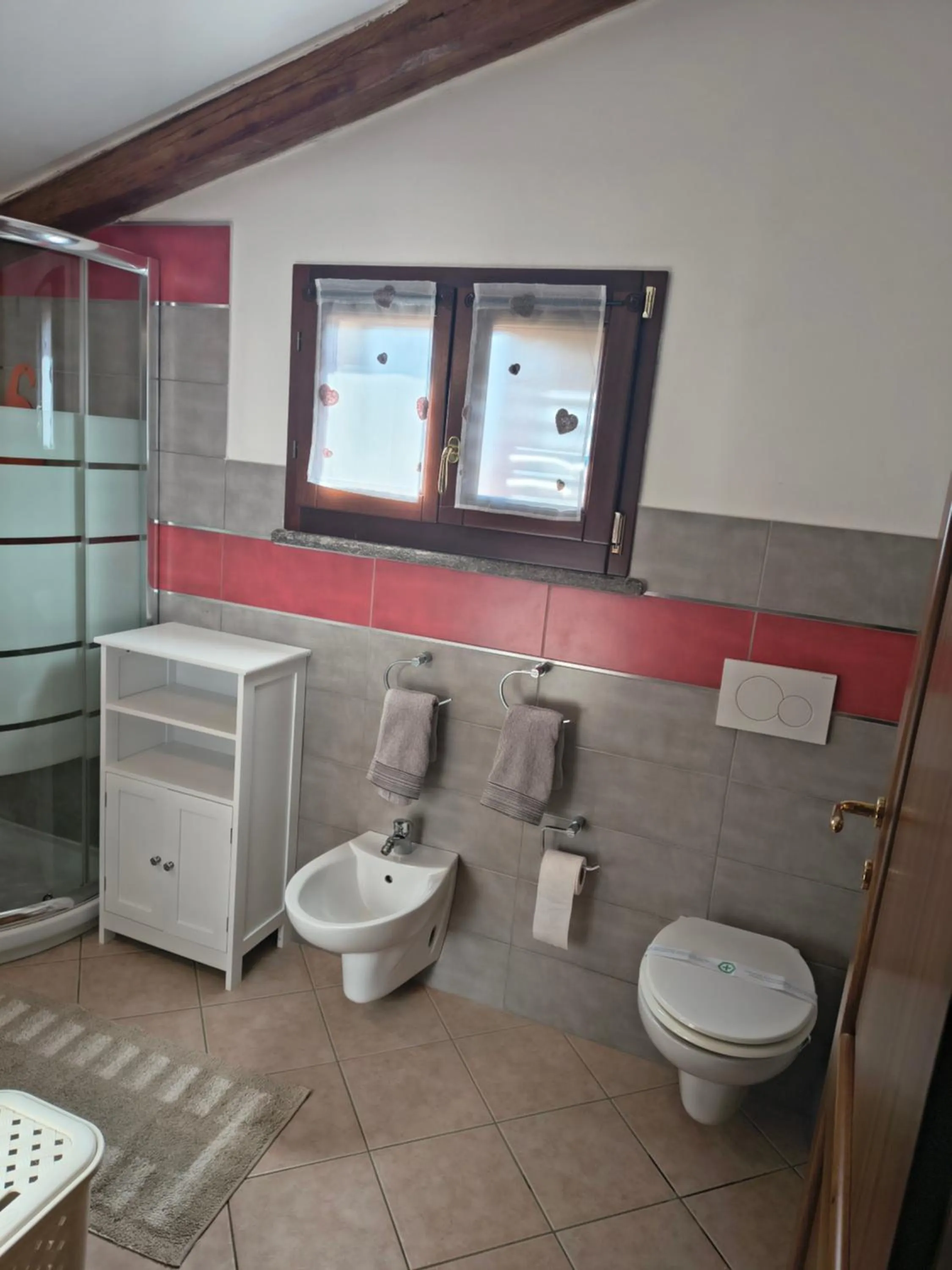 Shower in La Fortezza casa vacanze & appartament