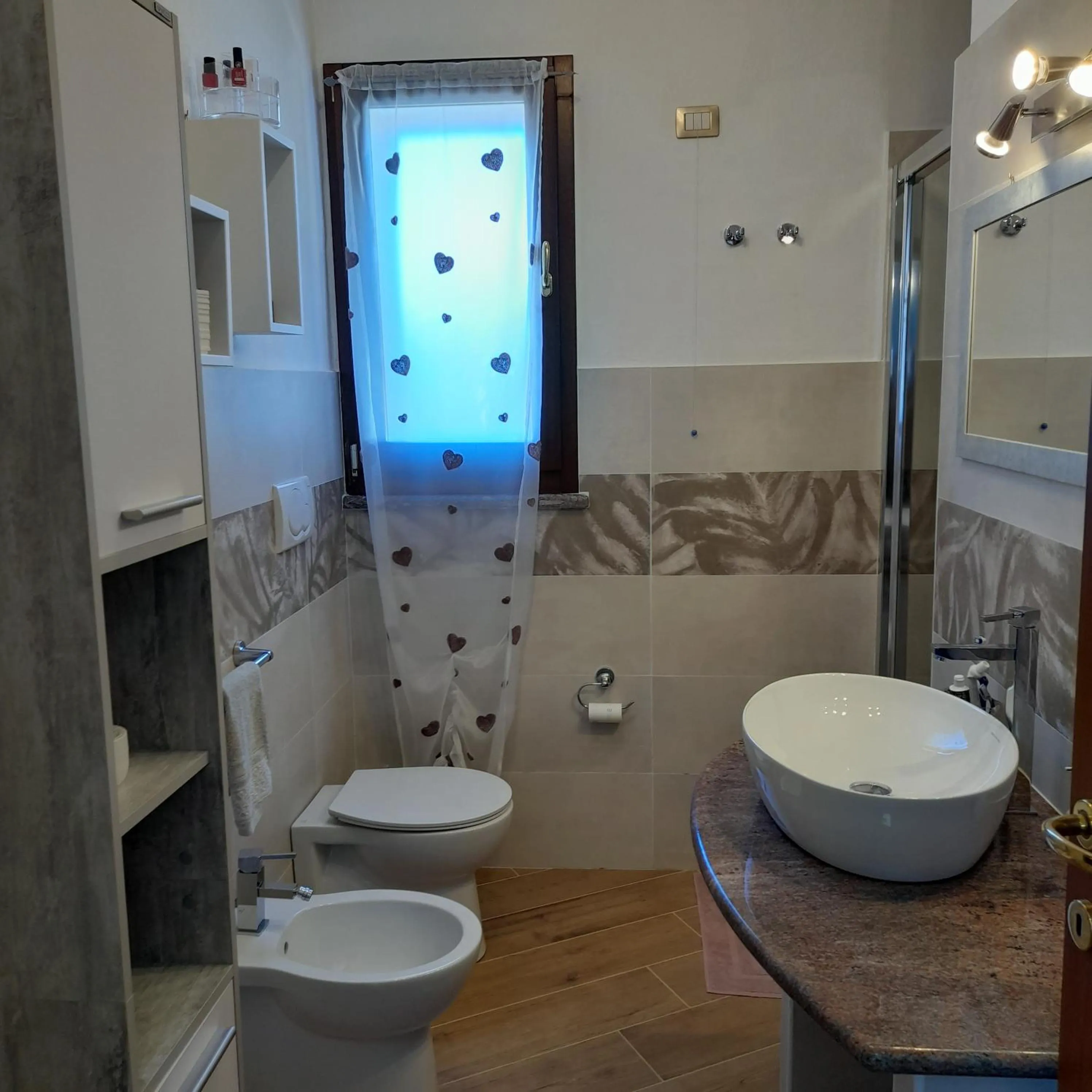 Shower in La Fortezza casa vacanze & appartament