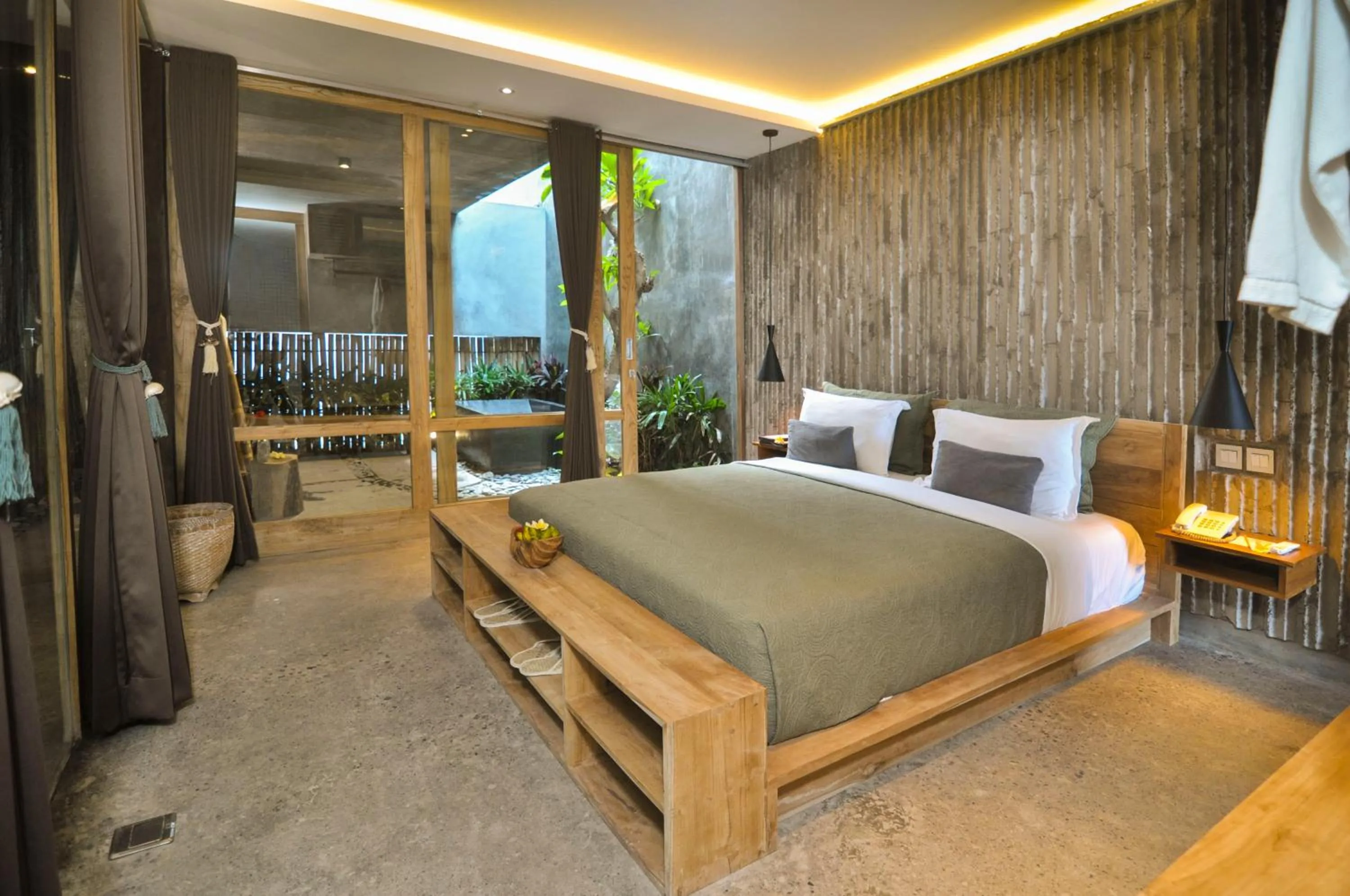 Bed in The Tiing Tejakula Villas