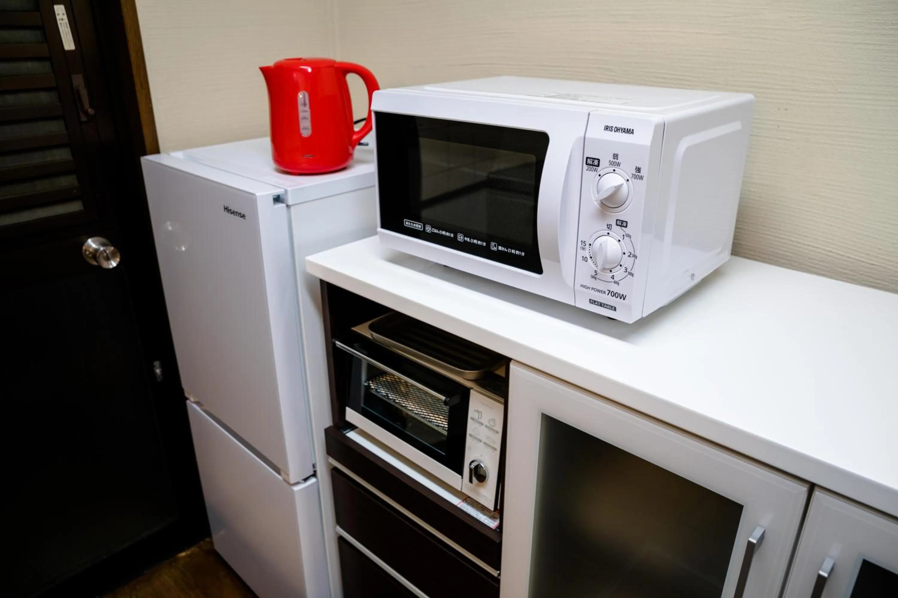 Kitchen or kitchenette in villa yawaragi