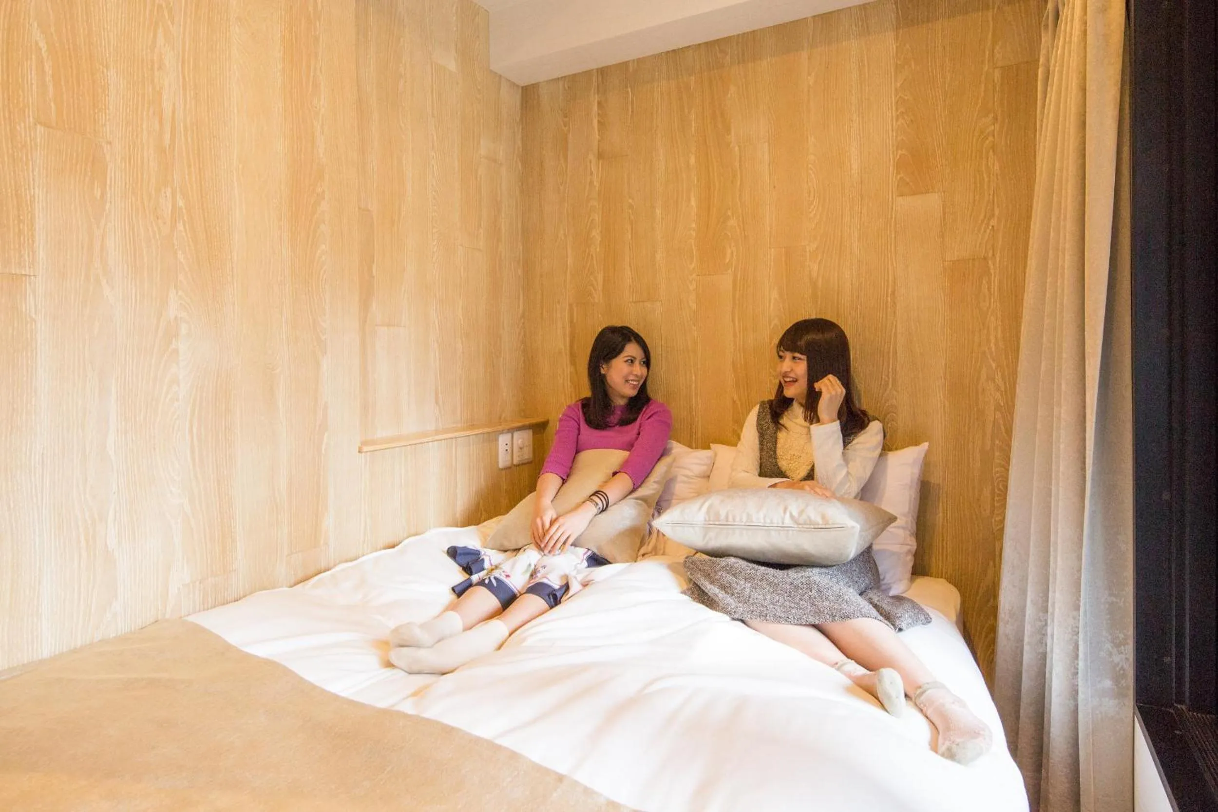 Bed in Sakura Cross Hotel Akihabara